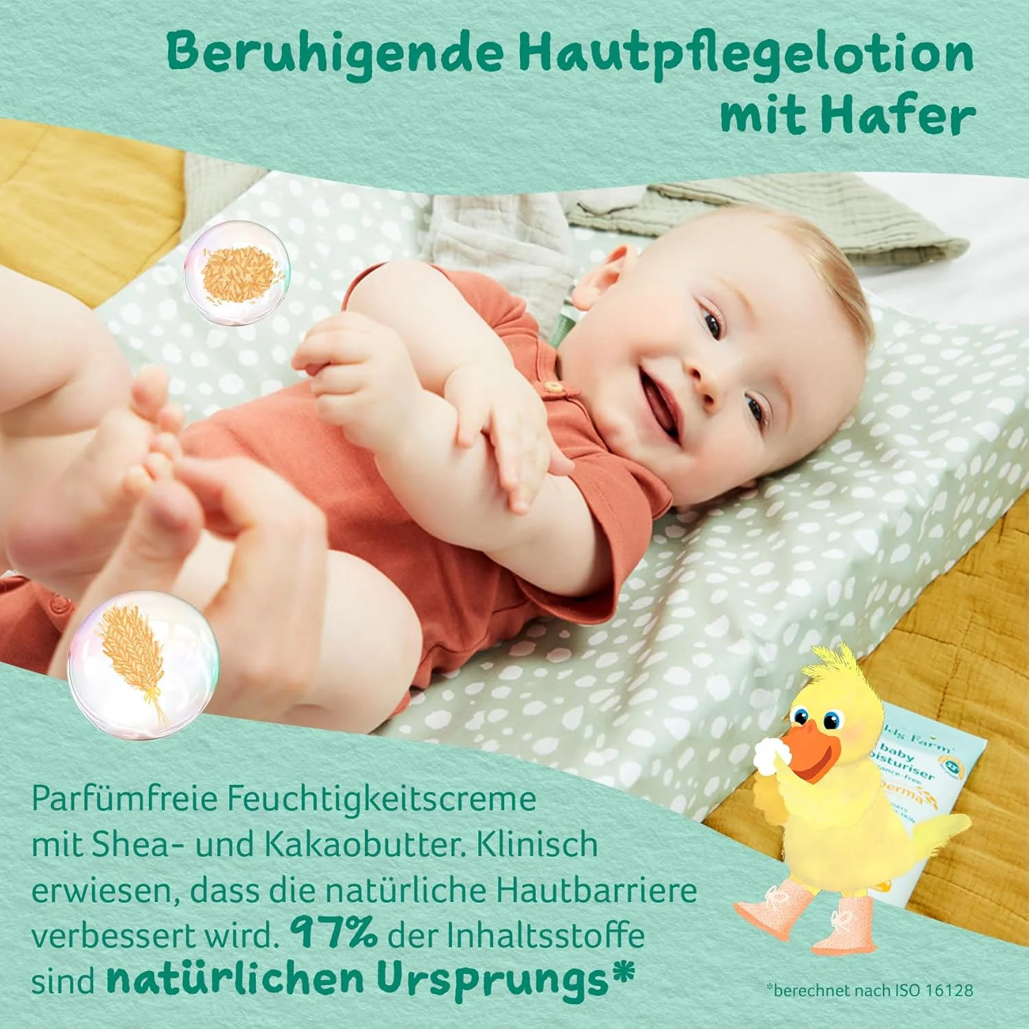 لوسیون مرطوب کننده کودک فاقد عطر Childs Farm OatDerma، 200 میلی لیتر | لوسیون مراقبت از پوست تسکین دهنده برای پوست حساس یا مستعد اگزما نوزادان و کودکان، مناسب برای نوزادان تازه متولد شده