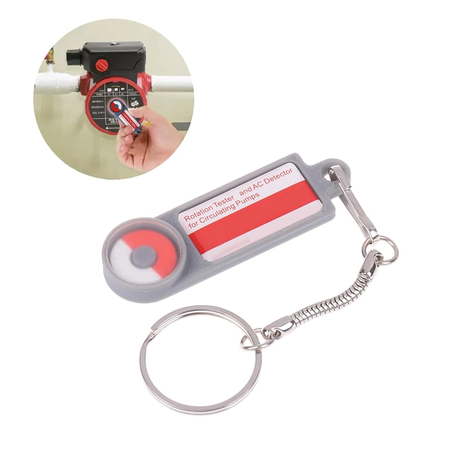 تستر سیستم های گرمایشی چند منظوره طراحی قابل حمل جاکلیدی مناسب برای پمپ ها تشخیص الکترومغناطیسی بررسی کننده شیرهای برقی