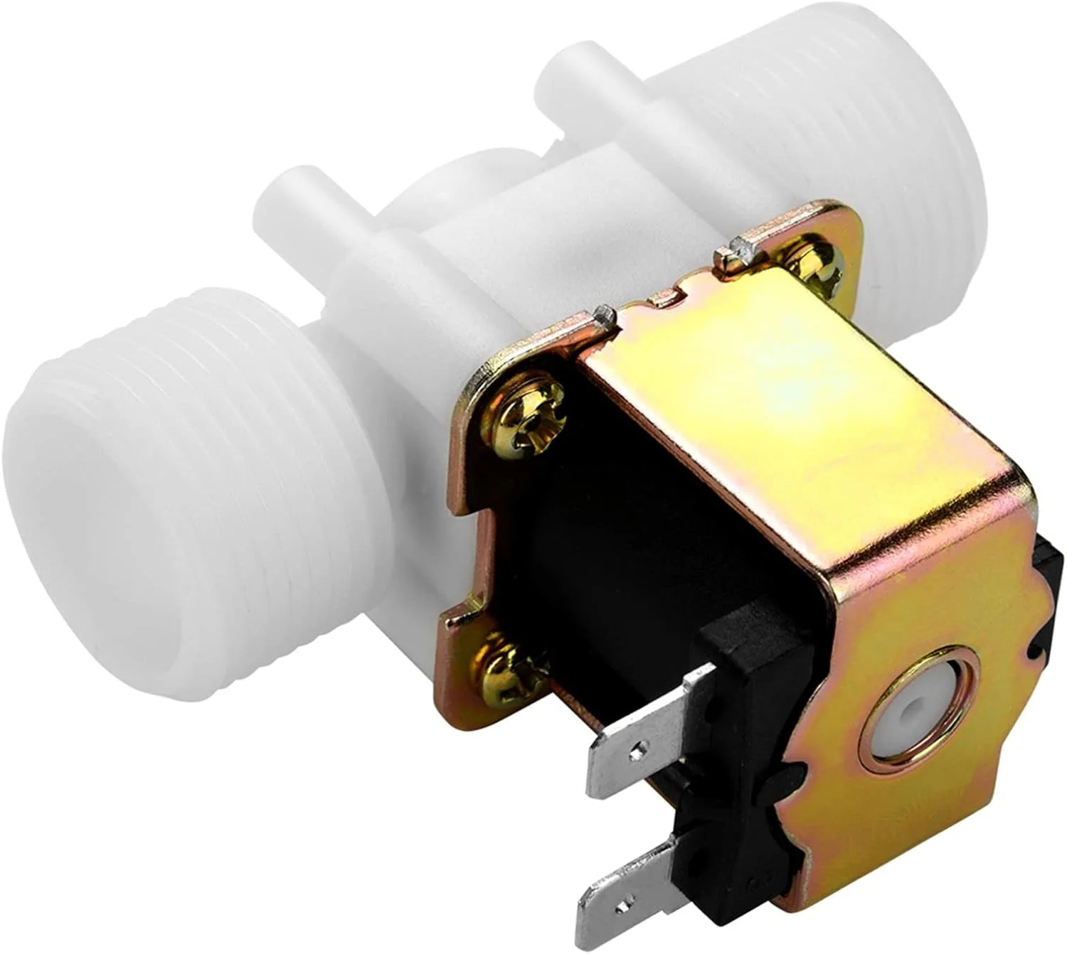 شیر برقی الکتریکی VELATEMOR، DC 12V DN20 G3/4 اینچ، شیر الکترومغناطیسی پلاستیکی، سوئیچ ورودی نرمال بسته