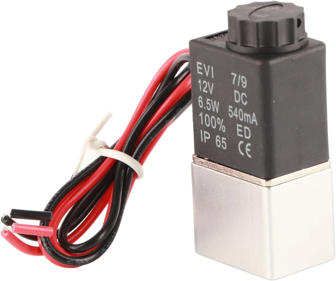 شیر برقی هوا Risegun، شیر برقی 2 راهه 2 موقعیتی، شیر الکترومغناطیسی نرمال باز، DC12V، طراحی روغن بی صدا، شیر هوای برقی