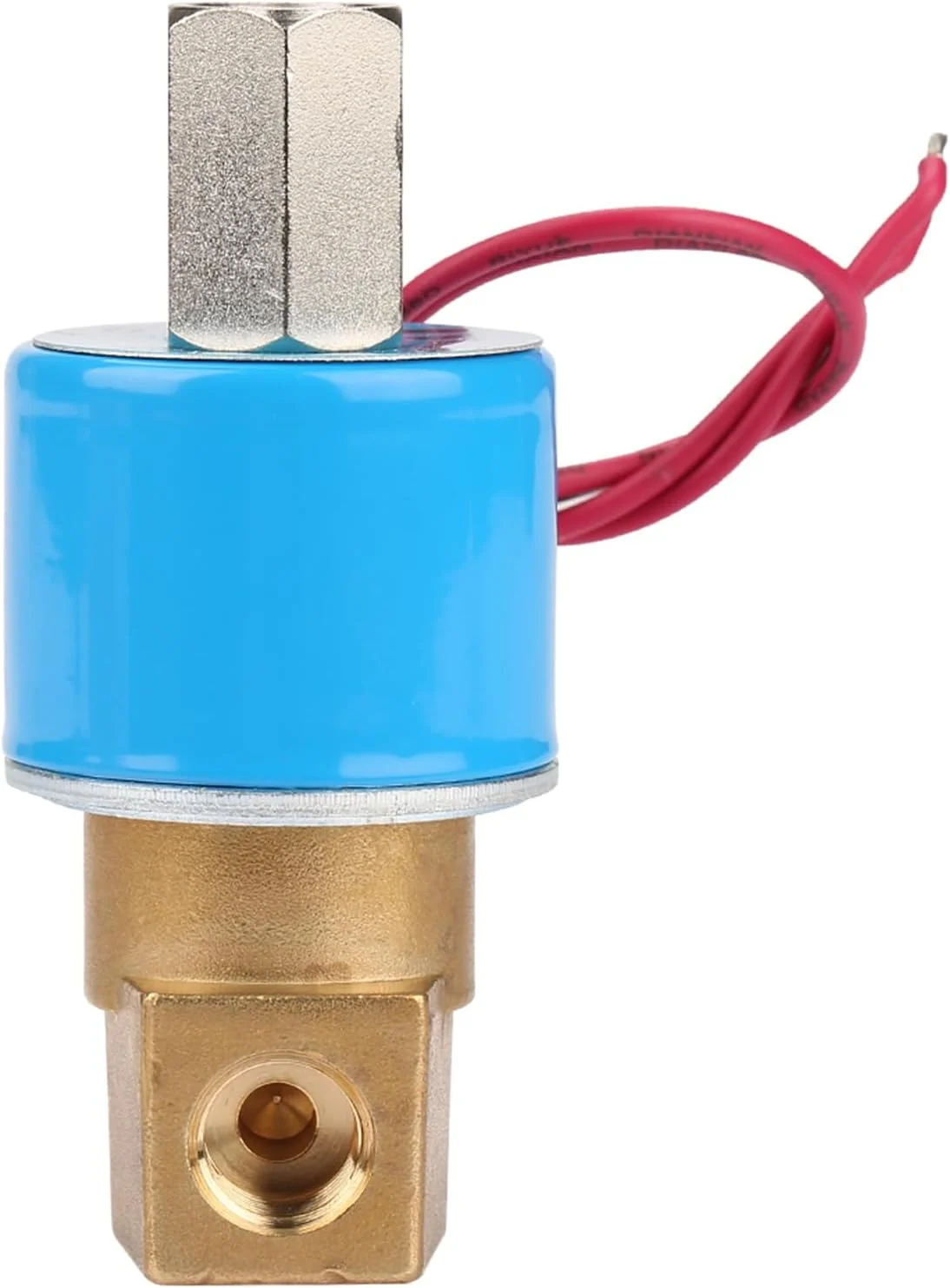 شیر برقی سه راهی Risegun G1/4" برنجی عملکرد مستقیم N/C KSD، شیر الکترومغناطیسی برای آب، 0-0.9Mpa، DC 12V، فشار قوی، فولاد ضد زنگ شیر برقی سه راهی Risegun G1/4" برنجی عملکرد مستقیم N/C KSD، شیر الکترومغناطیسی برای آب، 0-0.9Mpa، DC 12V، فشار قوی، فولاد ضد زنگ