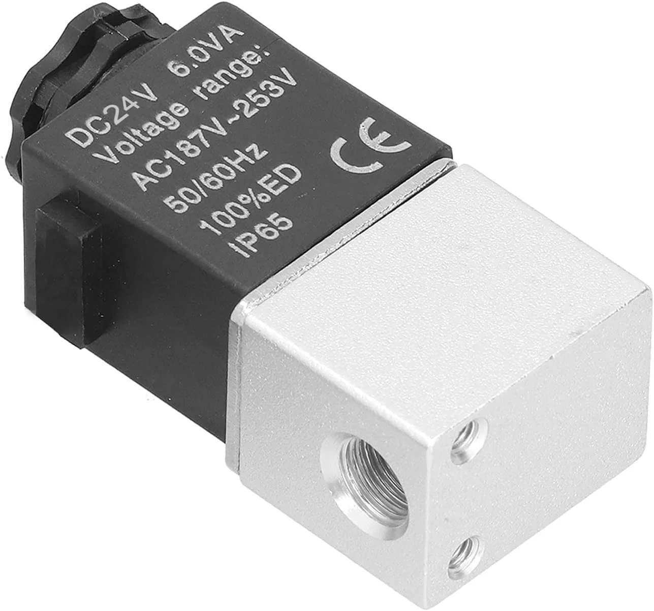 شیر برقی Risegun، شیر برقی 2 موقعیتی 2 راهه، شیر الکترومغناطیسی نرمال باز، DC 24V، طراحی روغن بی صدا، شیر هوای برقی، پایدار