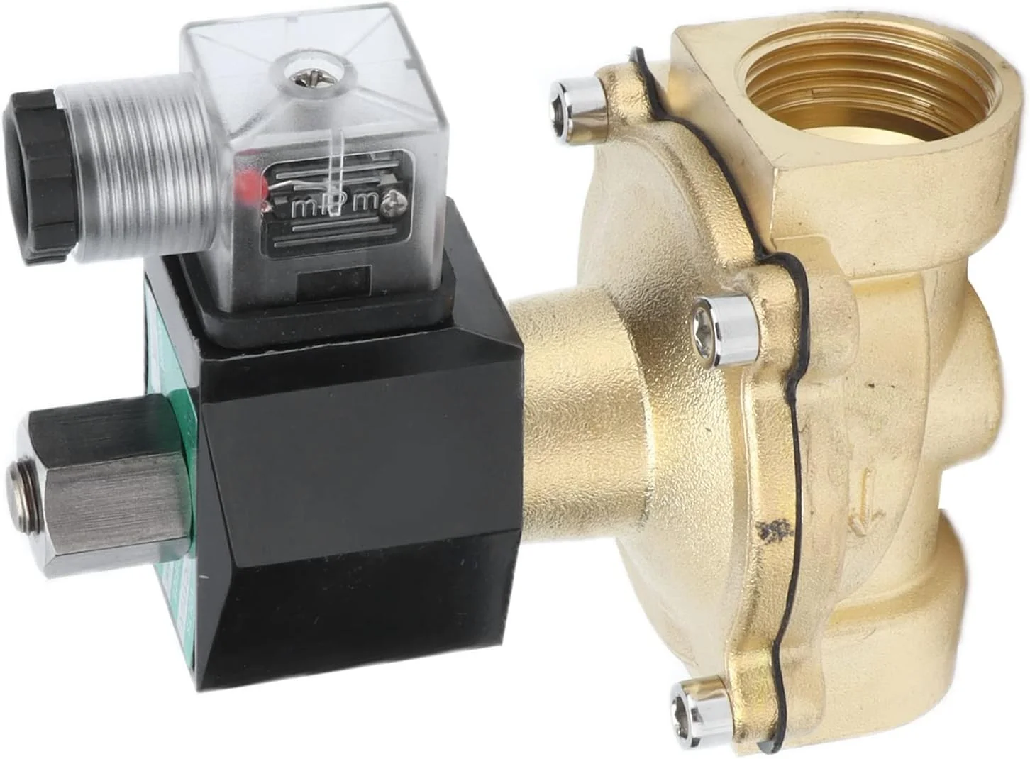 شیر برقی برنجی Risegun، شیر برقی برنجی، 2W 25K شیر الکترومغناطیسی نرمال باز، نصب آسان، روان، AC12V، برای کنترل سیالات شیر برقی برنجی Risegun، شیر برقی برنجی، 2W 25K شیر الکترومغناطیسی نرمال باز، نصب آسان، روان، AC12V، برای کنترل سیالات