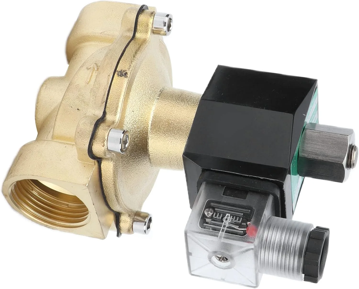 شیر برقی برنجی Risegun 2W؟25K، شیر برقی الکترومغناطیسی 2W 25K نرمالی باز، نصب آسان، روان، AC380V