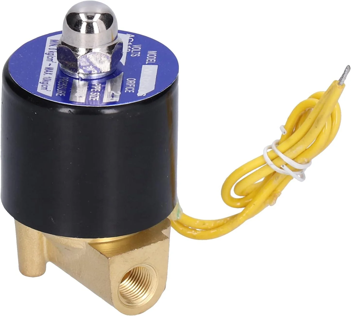 شیر برقی الکتریکی Risegun، شیر کوچک نرمال بسته برای آب، هوا، گازوئیل، 1/8 اینچ، 2W 025 06DC12V، کنترل الکترومغناطیسی، طراحی جمع و جور