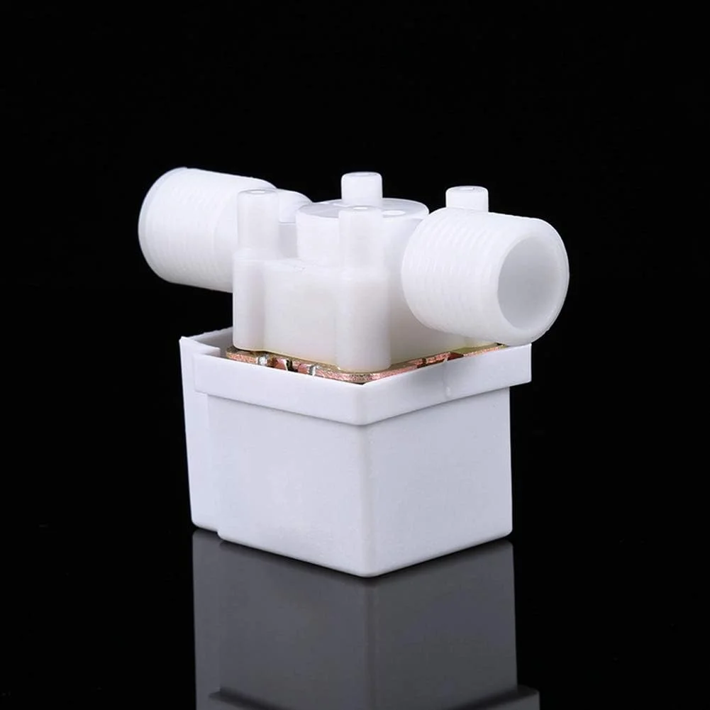 کیت شیر برقی نرمالی بسته Risegun، شیر برقی داغ، شیر برقی مغناطیسی DC 12V N/C سوئیچ ورودی آب و هوا، 1/2 اینچ، شیر برقی الکترومغناطیسی، شیر برقی پلاستیکی آب، نرمالی بسته