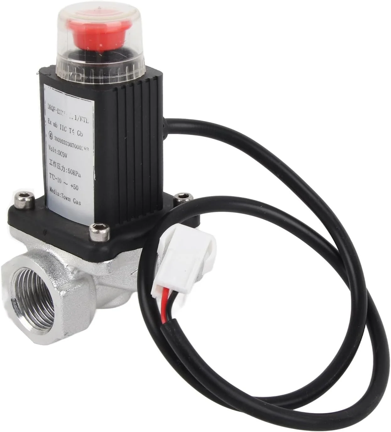 شیر برقی کنترل پنوماتیک گاز Risegun، کنترل الکترومغناطیسی هوشمند اضطراری اتوماتیک برای کاج، G1/2، شیر قطع اتوماتیک گاز، شیر کنترل پنوماتیک