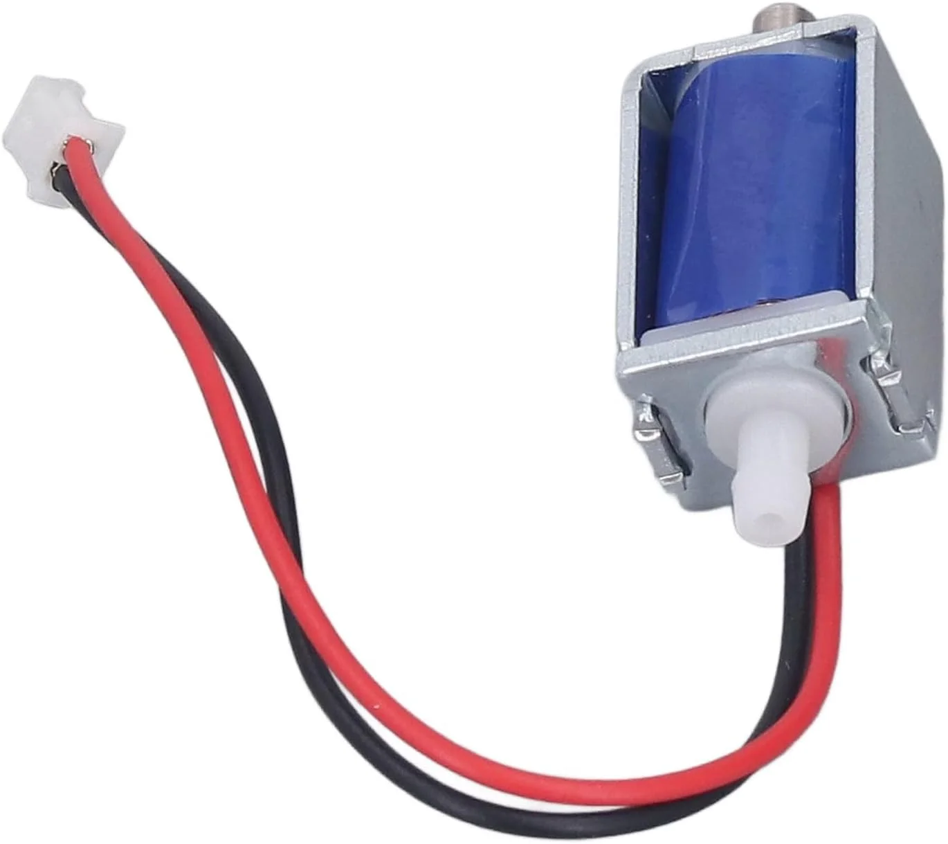 شیر برقی مینیاتوری Risegun 2 موقعیت 2 راهه، سوئیچ کنترلر نرمال باز 2 موقعیت 2 راهه، پنوماتیک الکتریکی، DC 3.7V، 340mA، 1.37W، 10Ω، کنترل الکترومغناطیسی DC12V