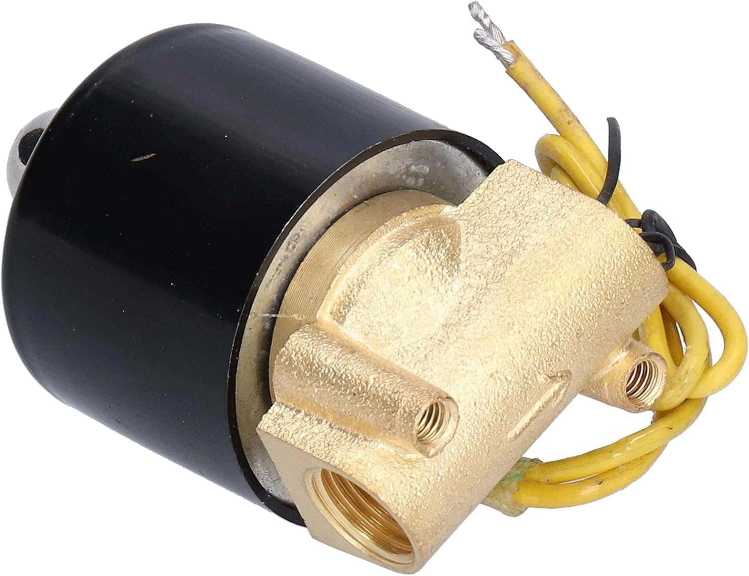 شیر برقی الکتریکی Risegun، شیر برقی الکترومغناطیسی نرمال بسته 1/4 اینچ برای آب، هوا، گازوئیل، 2W02508AC110V، لوازم صنعتی