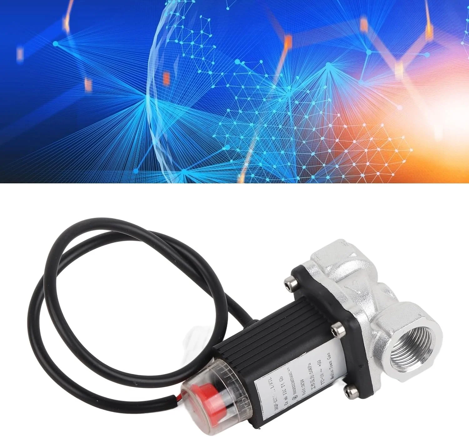 شیر برقی کنترل پنوماتیک گاز Risegun، کنترل الکترومغناطیسی هوشمند اضطراری اتوماتیک برای کاج، G1/2، شیر قطع اتوماتیک گاز، شیر کنترل پنوماتیک