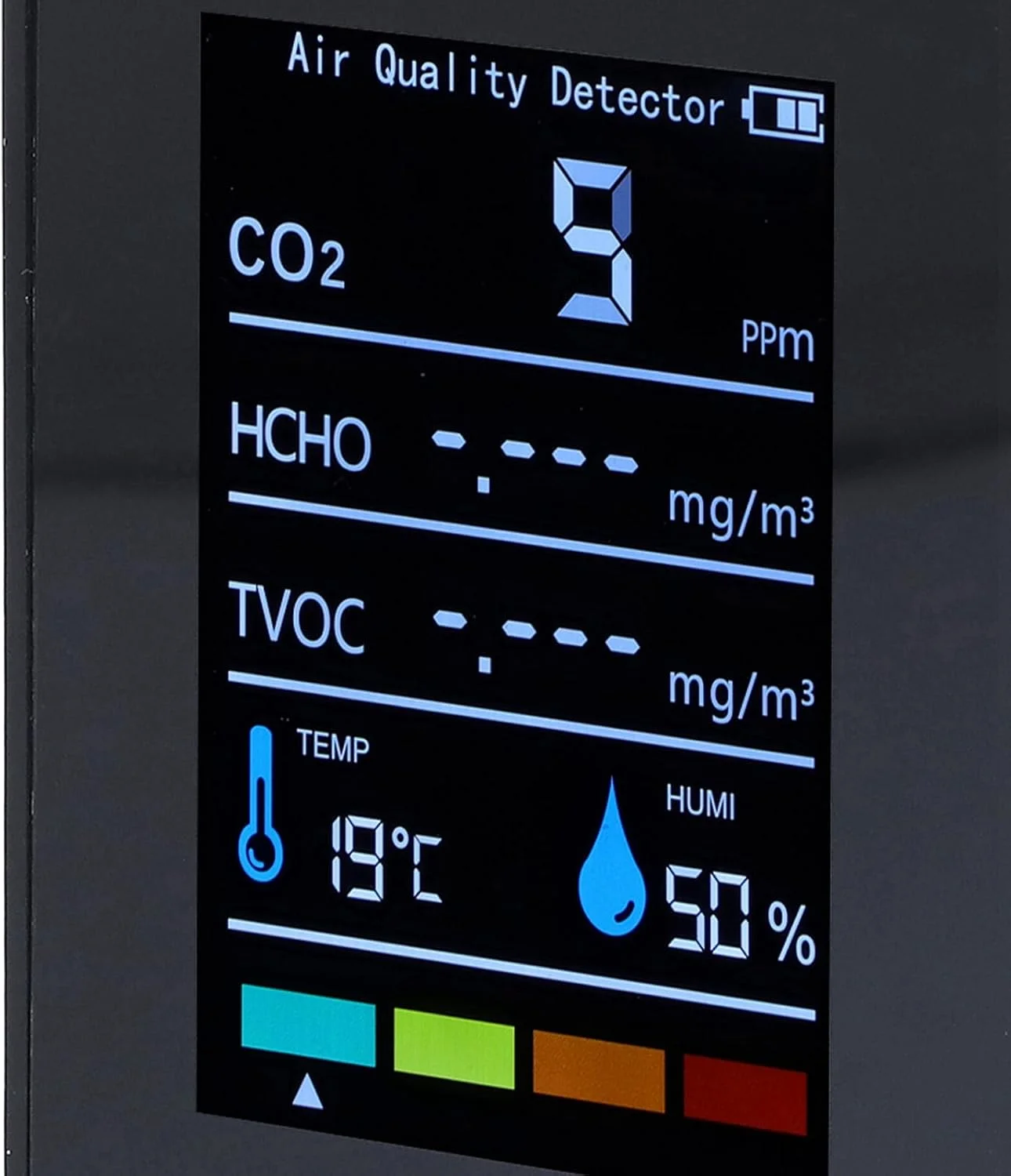 دستگاه تشخیص دی اکسید کربن Eacam CO2 با صفحه نمایش LCD، تشخیص بلادرنگ، کیفیت سنج برای خانه، گلخانه، آزمایشگاه دستگاه تشخیص دی اکسید کربن Eacam CO2 با صفحه نمایش LCD، تشخیص بلادرنگ، کیفیت سنج برای خانه، گلخانه، آزمایشگاه