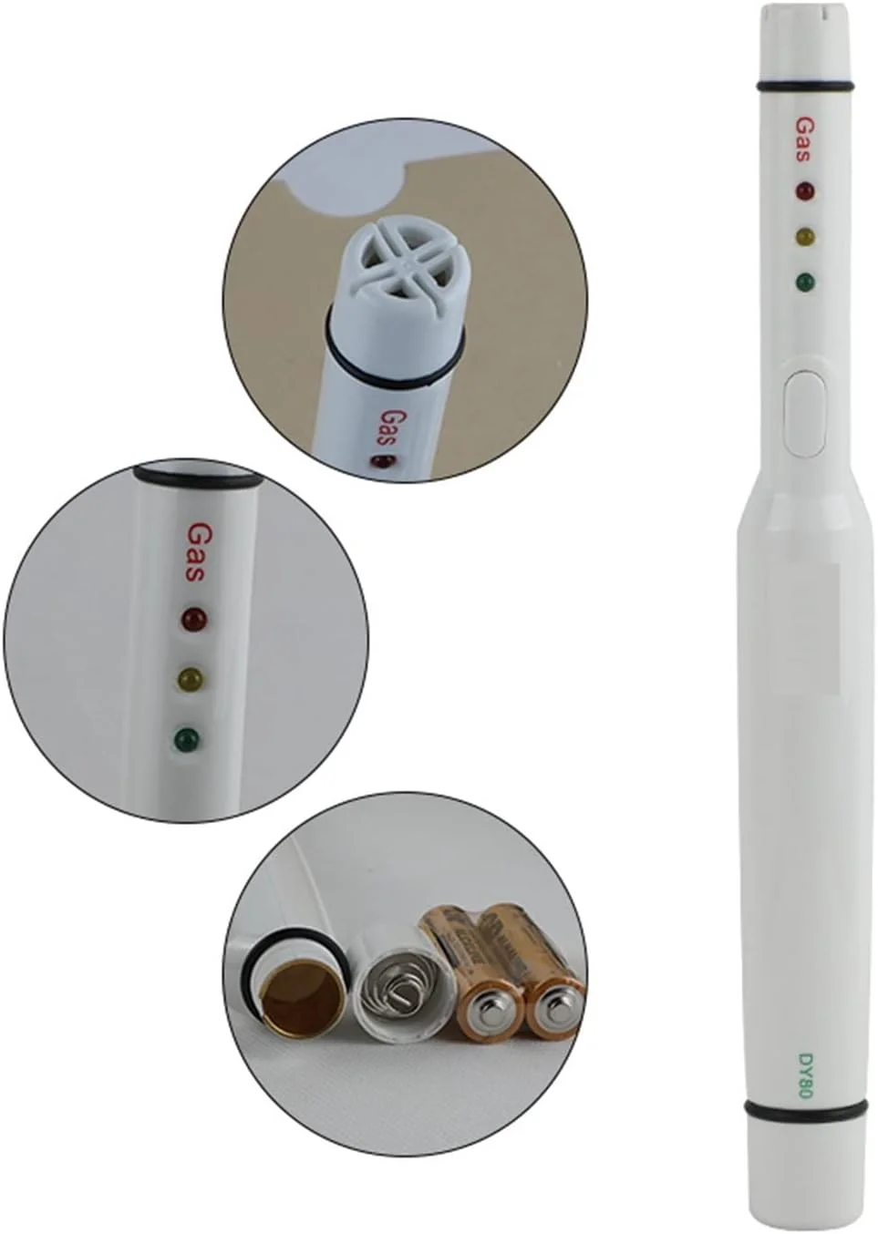 دتکتور گاز EWRTUY مدل DY80، آشکارساز نشت گاز قابل حمل، گاز مایع، گاز طبیعی، پروپان، بوتان، متان، سنسور هشدار ایمن نشت گاز