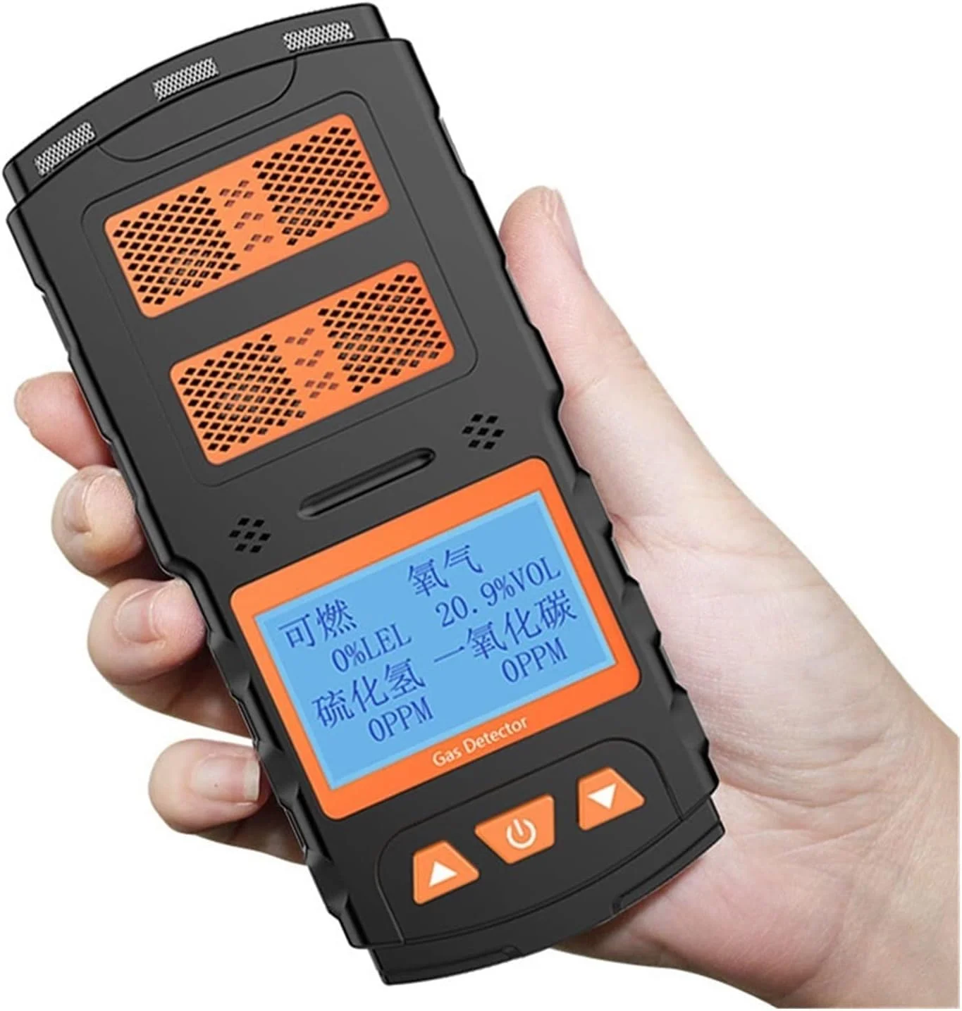 دستگاه تشخیص گاز HANEFRE 4 در 1 چند منظوره EX O2 H2S CO، ردیاب گاز قابل حمل حرفه ای صنعتی، متر گاز قابل اشتعال، سنسور مونوکسید کربن