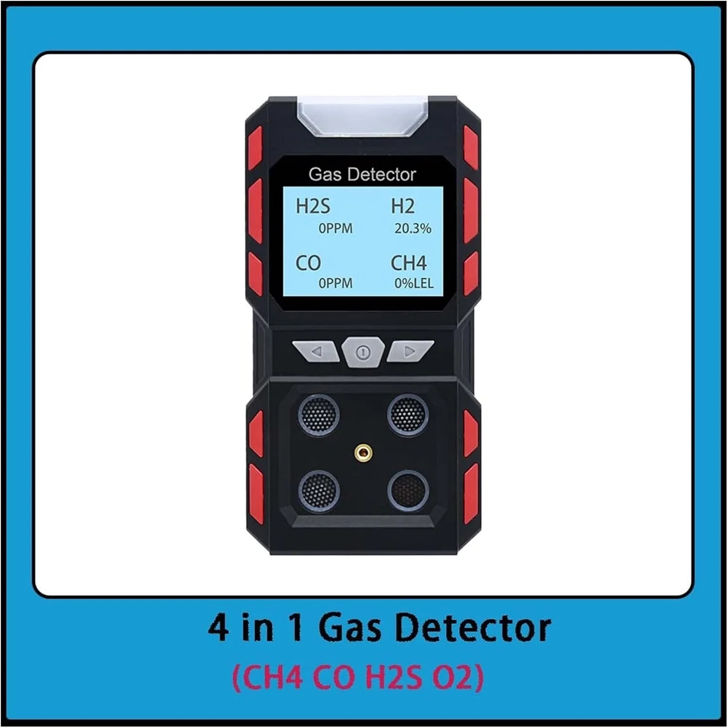 آشکارساز گاز، تحلیلگر گاز صنعتی قابل حمل، آشکارساز نشت گاز چندگانه قابل شارژ USB، تستر گاز ضد آب CH4 CO H2S O2، سنسور گاز هشدار (آشکارساز گاز A) آشکارساز گاز، تحلیلگر گاز صنعتی قابل حمل، آشکارساز نشت گاز چندگانه قابل شارژ USB، تستر گاز ضد آب CH4 CO H2S O2، سنسور گاز هشدار (آشکارساز گاز A)