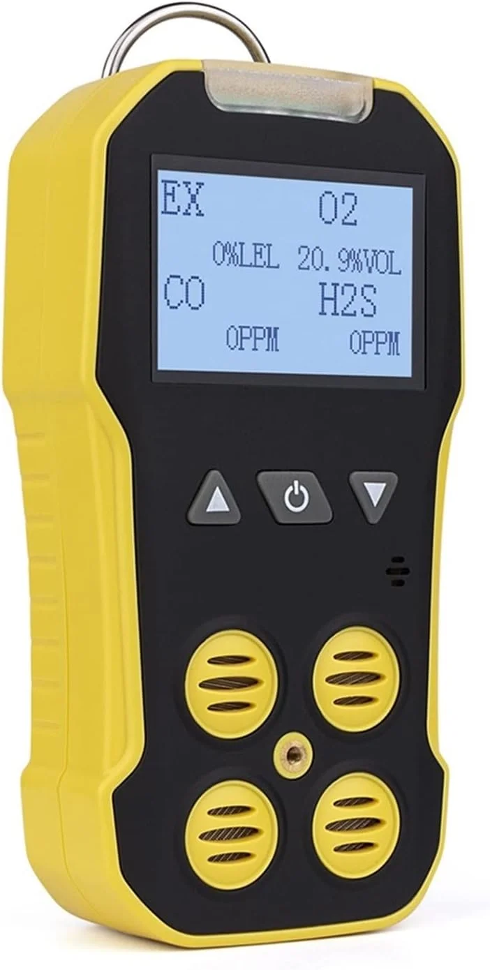 دتکتور گاز، آشکارساز گاز چندگانه O2 H2S CO LEL 4 در 1، سنجشگر گاز اکسیژن، سولفید هیدروژن، مونوکسید کربن، آشکارساز نشت گاز قابل اشتعال (BH-4A)