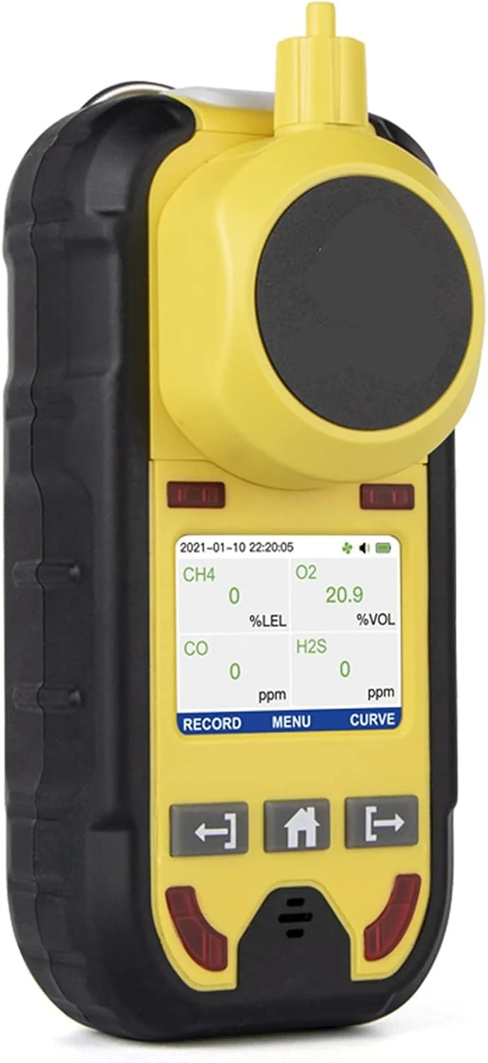 دتکتور گاز، پمپ چندگانه آشکارساز گاز متر O2 H2S Co LEL 4 در 1 سولفید هیدروژن اکسیژن مونوکسید کربن (بدون پمپ)