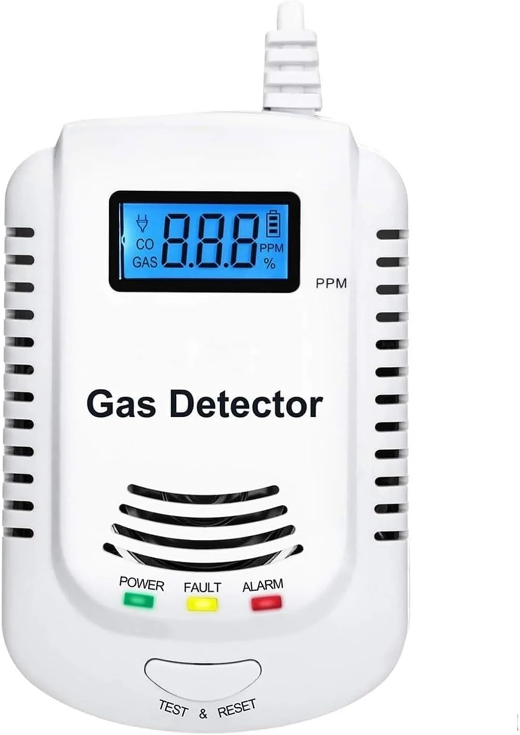 دتکتور گاز، مجموعه آلارم صوتی مستقل آشپزخانه با صفحه نمایش LCD قابل اشتعال