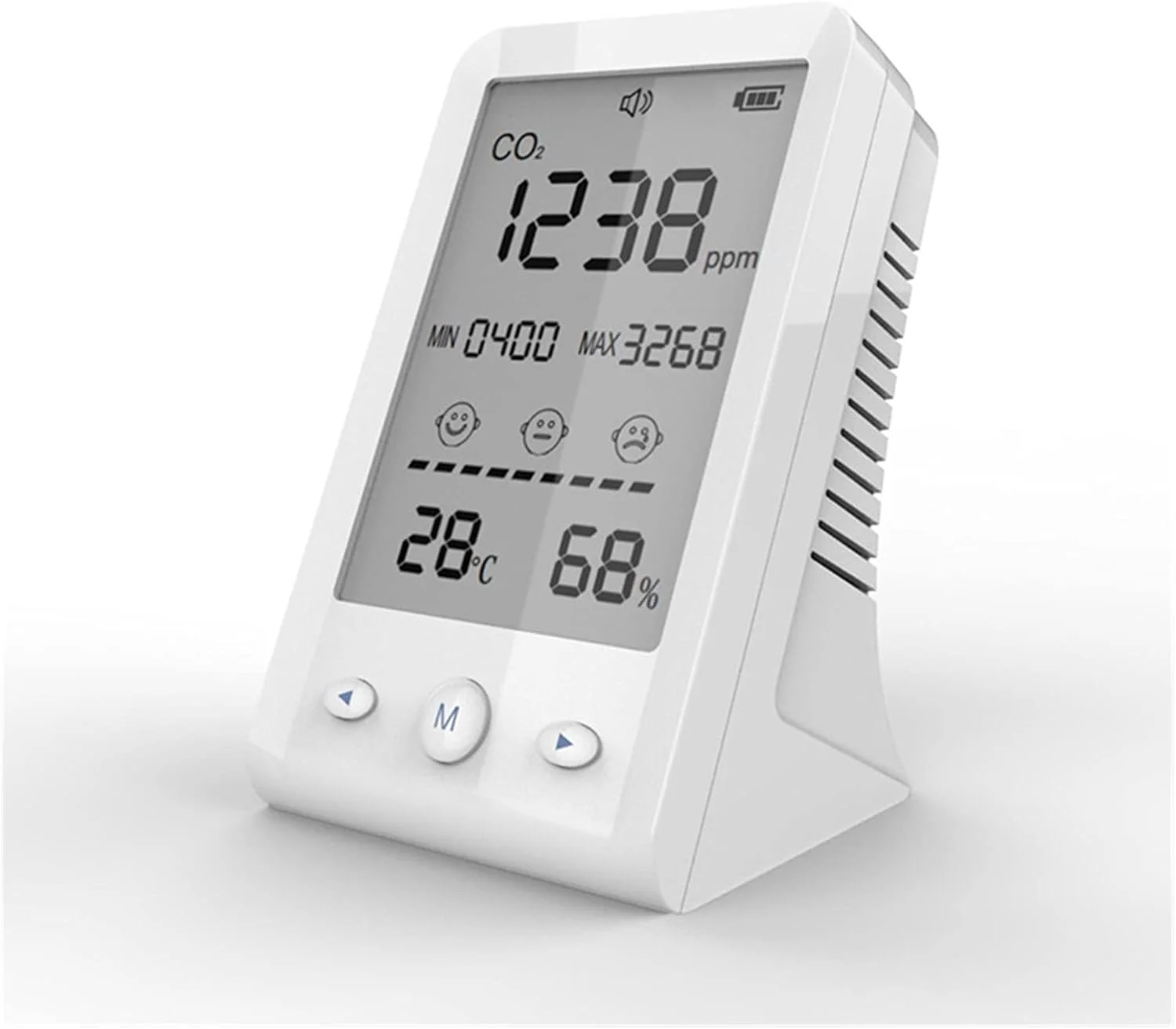 دتکتور گاز، تشخیص دی اکسید کربن CO2. آشکارساز تشخیص غلظت دی اکسید کربن