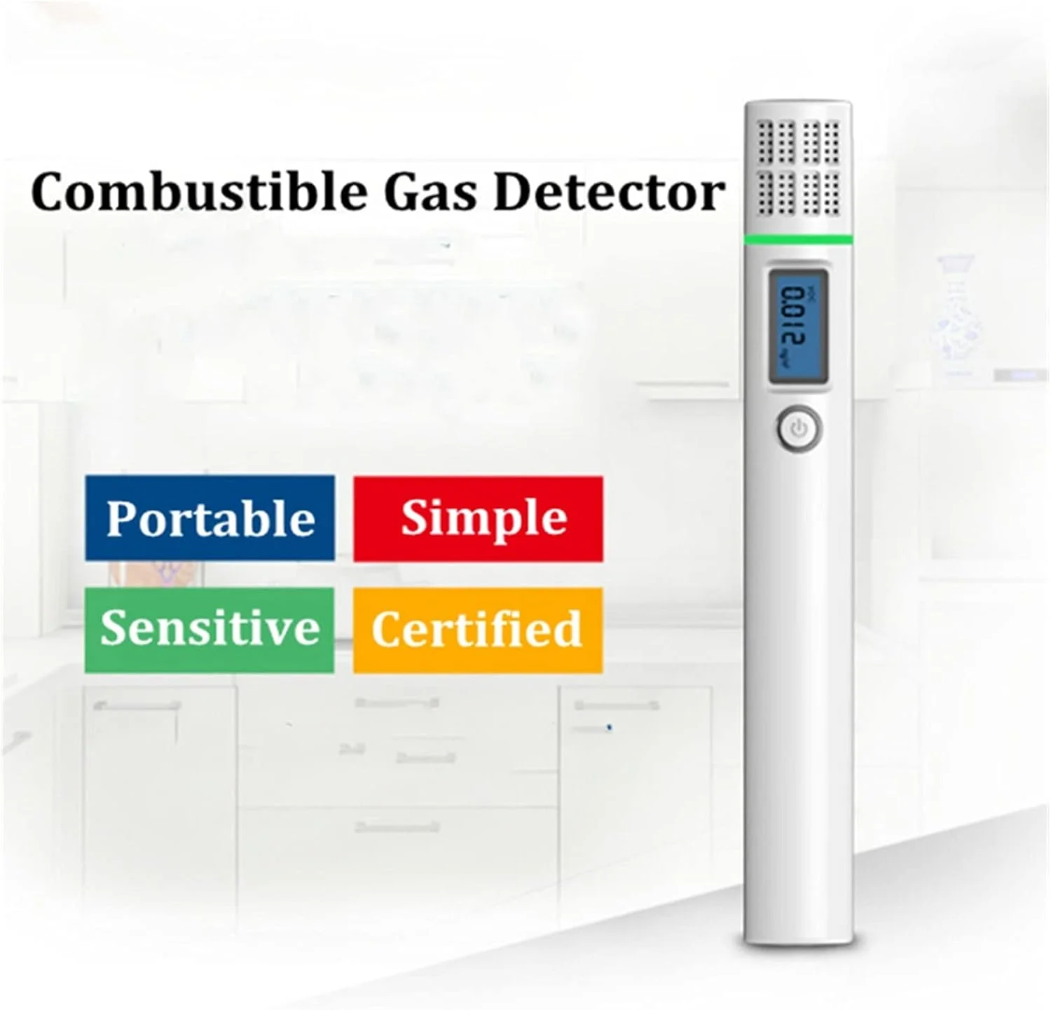 دتکتور گاز، آشکارساز گاز احتراق با صفحه نمایش LCD، قلم هشدار نشت گاز قابل اشتعال CH4 تست کننده متان، امنیت خانه و ایمنی آشپزخانه (دتکتور) دتکتور گاز، آشکارساز گاز احتراق با صفحه نمایش LCD، قلم هشدار نشت گاز قابل اشتعال CH4 تست کننده متان، امنیت خانه و ایمنی آشپزخانه (دتکتور)