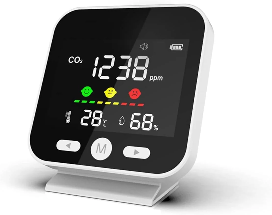 دتکتور گاز، آشکارساز دی اکسید کربن CO2. آشکارساز غلظت دی اکسید کربن، متر غلظت دتکتور گاز، آشکارساز دی اکسید کربن CO2. آشکارساز غلظت دی اکسید کربن، متر غلظت