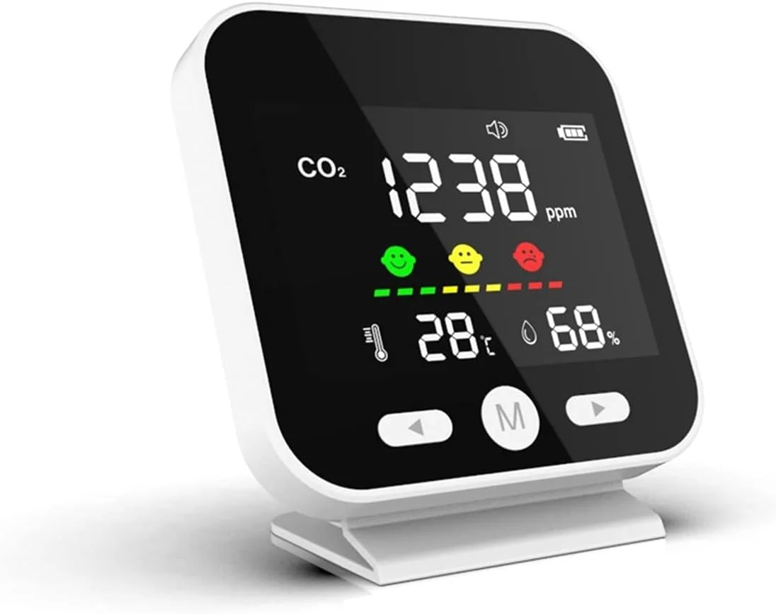 دتکتور گاز، آشکارساز دی اکسید کربن CO2. آشکارساز غلظت دی اکسید کربن، متر غلظت دتکتور گاز، آشکارساز دی اکسید کربن CO2. آشکارساز غلظت دی اکسید کربن، متر غلظت