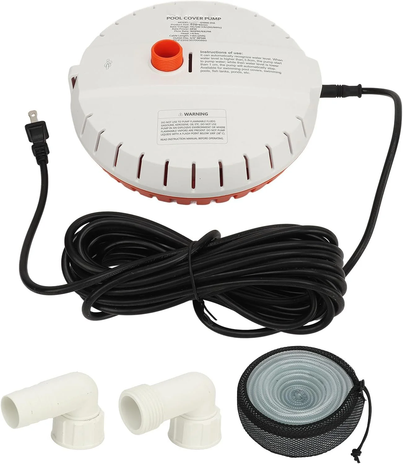 پمپ شناور Torvex، پمپ آب سازگار با قایق 115 230VAC، پمپ شناور قایق تفریحی، حسگر سطح آب، پمپ پوشش استخر، نصب افقی، جایگزین پمپ شناور Torvex، پمپ آب سازگار با قایق 115 230VAC، پمپ شناور قایق تفریحی، حسگر سطح آب، پمپ پوشش استخر، نصب افقی، جایگزین