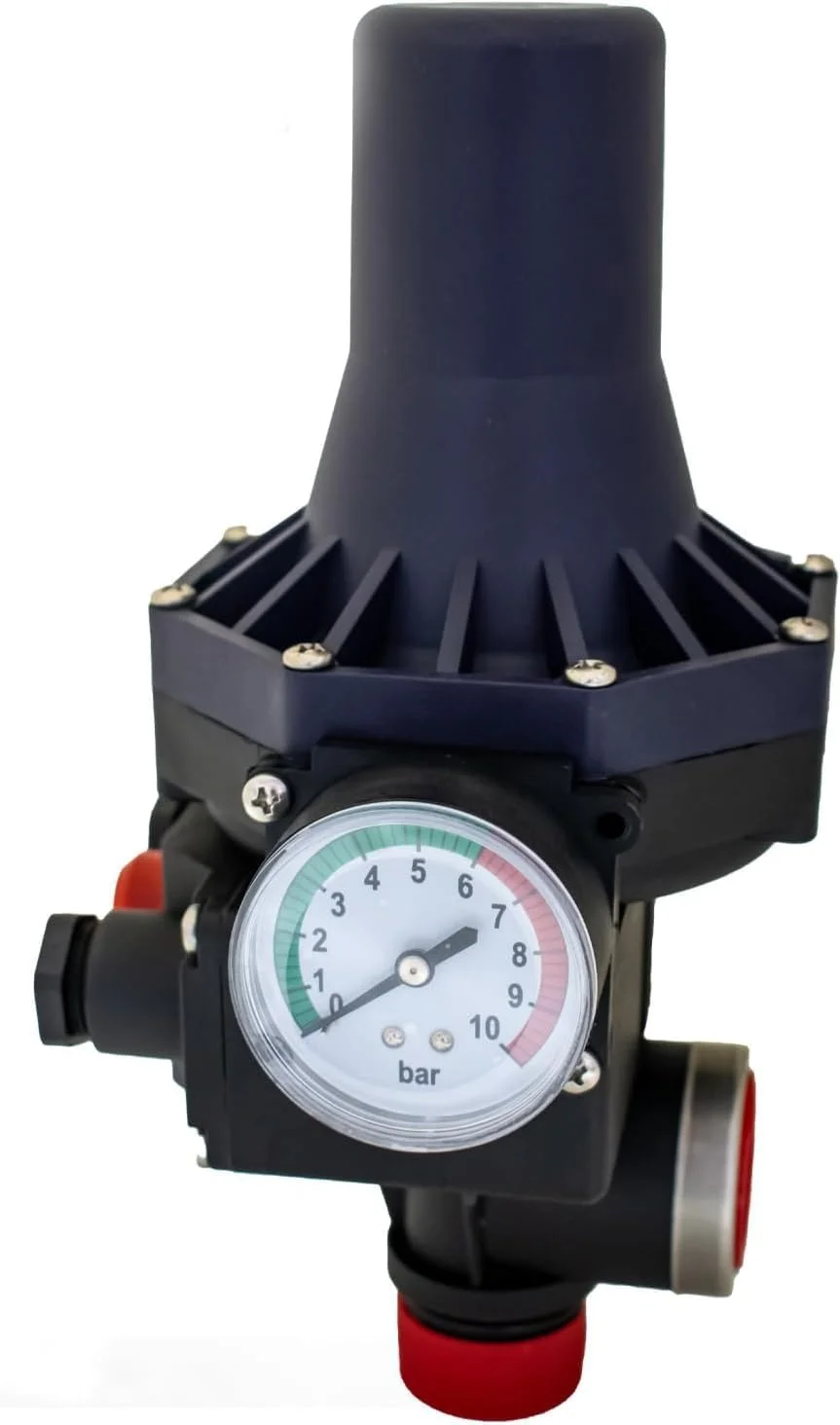 کلید اتوماتیک پمپ آب ماکوت با محافظت در برابر خشک کار کردن، راه اندازی مجدد 1.5 بار، کنترل الکترونیکی 220 ولت، ورودی و خروجی 1 اینچ برای مصارف خانگی و صنعتی - مدل MKPC-12 کلید اتوماتیک پمپ آب ماکوت با محافظت در برابر خشک کار کردن، راه اندازی مجدد 1.5 بار، کنترل الکترونیکی 220 ولت، ورودی و خروجی 1 اینچ برای مصارف خانگی و صنعتی - مدل MKPC-12