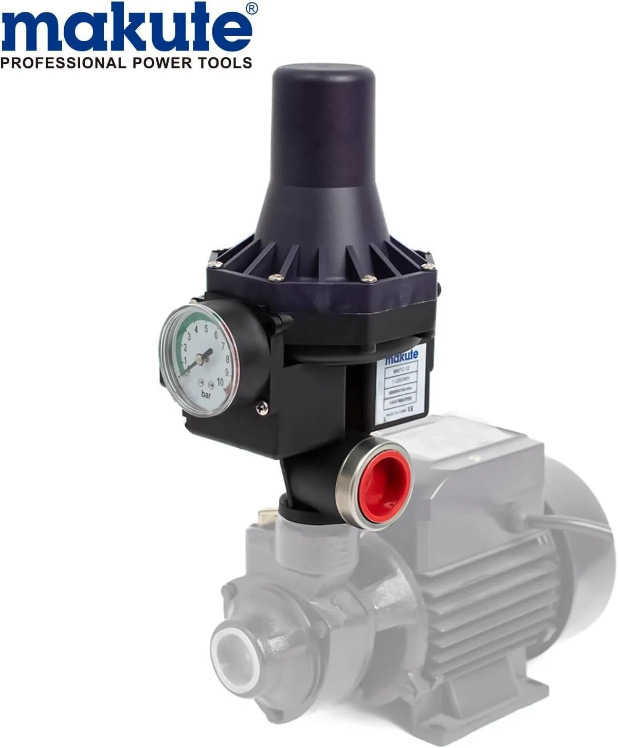 کلید اتوماتیک پمپ آب ماکوت با محافظت در برابر خشک کار کردن، راه اندازی مجدد 1.5 بار، کنترل الکترونیکی 220 ولت، ورودی و خروجی 1 اینچ برای مصارف خانگی و صنعتی - مدل MKPC-12 کلید اتوماتیک پمپ آب ماکوت با محافظت در برابر خشک کار کردن، راه اندازی مجدد 1.5 بار، کنترل الکترونیکی 220 ولت، ورودی و خروجی 1 اینچ برای مصارف خانگی و صنعتی - مدل MKPC-12