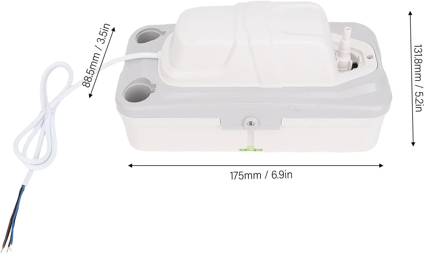 پمپ تخلیه اتوماتیک کندانس Jiawu، 320 لیتر در ساعت، 1/20 اسب بخار، پمپ تخلیه با کلید ایمنی اتوماتیک برای تهویه مطبوع، رطوبت گیر، یخ ساز، کوره پمپ تخلیه اتوماتیک کندانس Jiawu، 320 لیتر در ساعت، 1/20 اسب بخار، پمپ تخلیه با کلید ایمنی اتوماتیک برای تهویه مطبوع، رطوبت گیر، یخ ساز، کوره