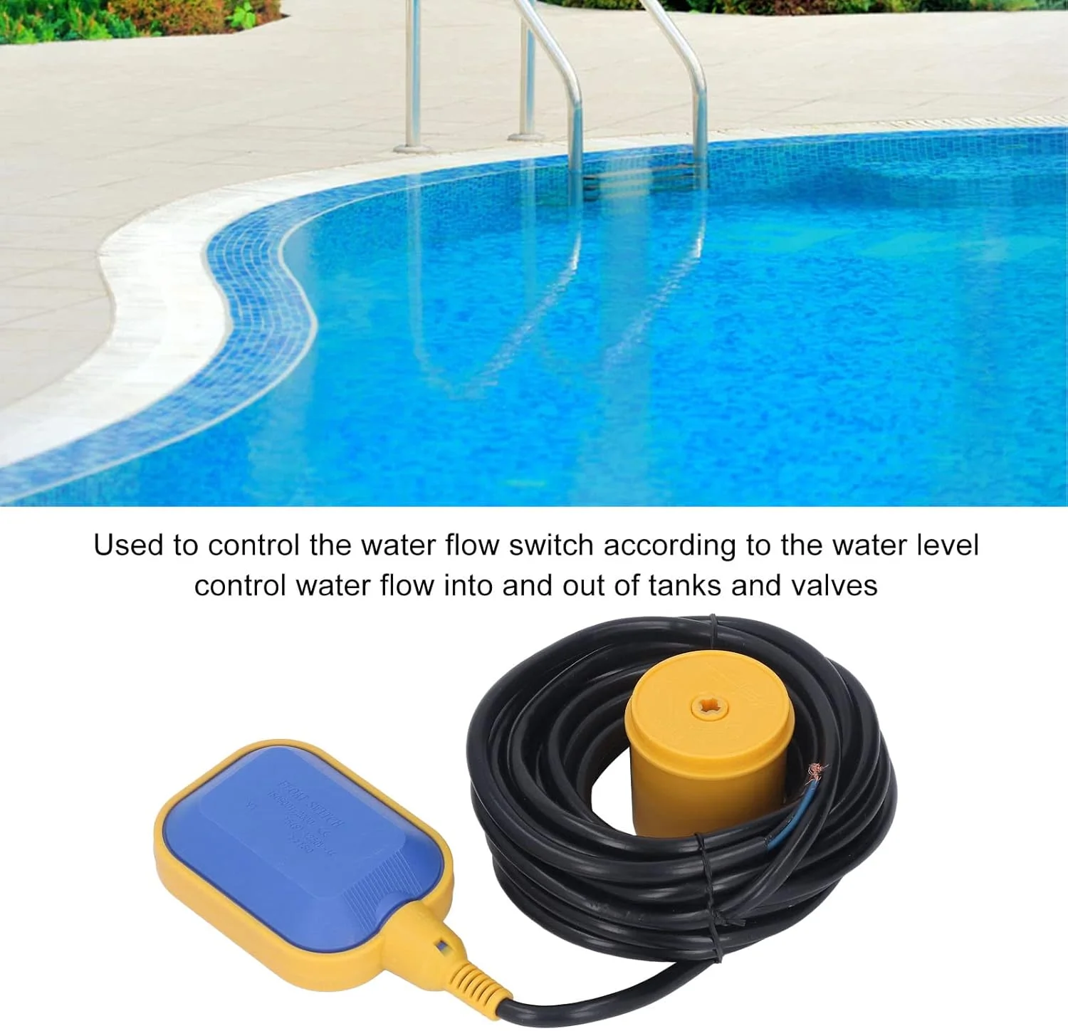 کنترلر سطح آب عمومی، سوئیچ شناور منبع آب IP68، حساسیت بالا، بادوام، مقاوم در برابر بار انرژی و روغن (8 متر) کنترلر سطح آب عمومی، سوئیچ شناور منبع آب IP68، حساسیت بالا، بادوام، مقاوم در برابر بار انرژی و روغن (8 متر)