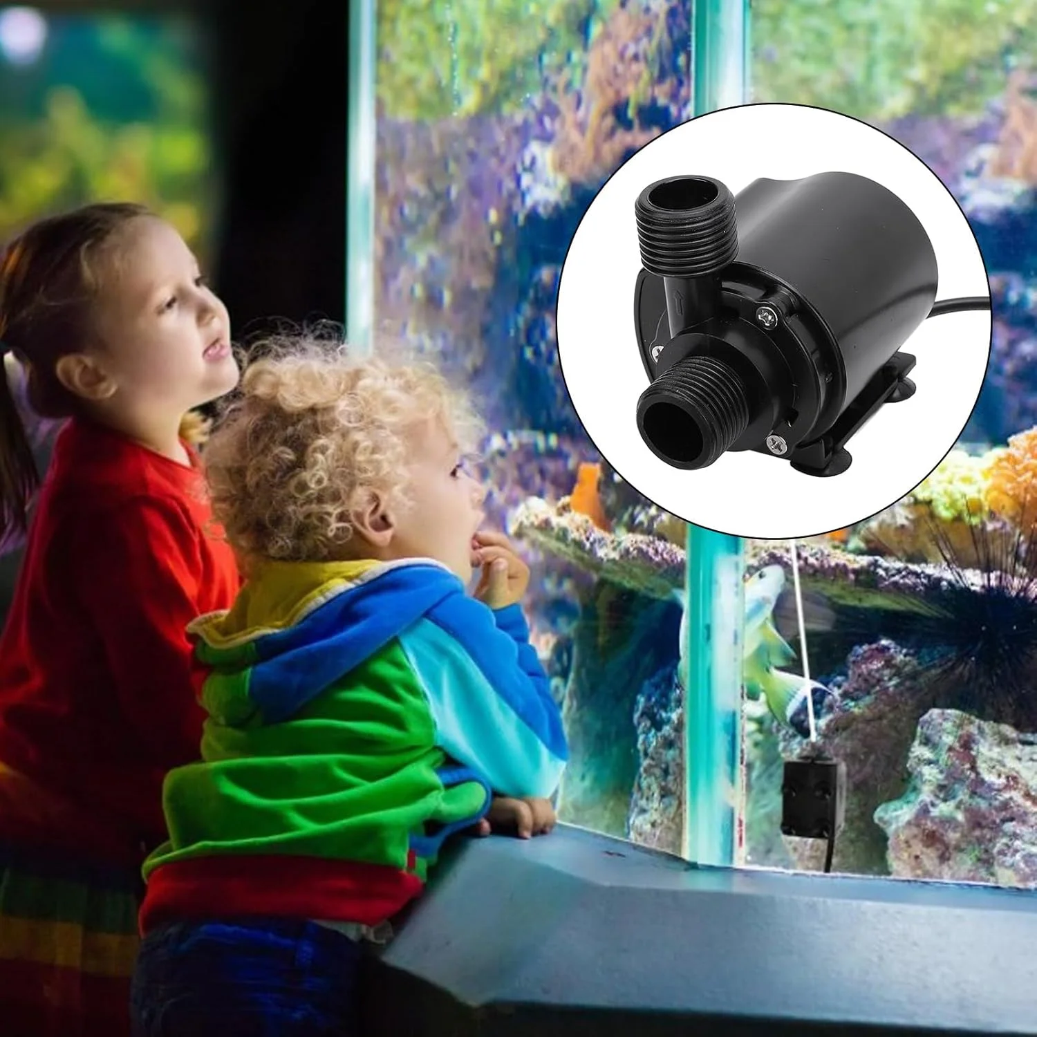 پمپ حوضچه فواره Cryfokt، پمپ غوطه ور 500 لیتر در ساعت DC 5V بدون جاروبک 4W ضد آب IP68 فوق العاده بی صدا با مکنده برای مخزن ماهیگیری پمپ حوضچه فواره Cryfokt، پمپ غوطه ور 500 لیتر در ساعت DC 5V بدون جاروبک 4W ضد آب IP68 فوق العاده بی صدا با مکنده برای مخزن ماهیگیری