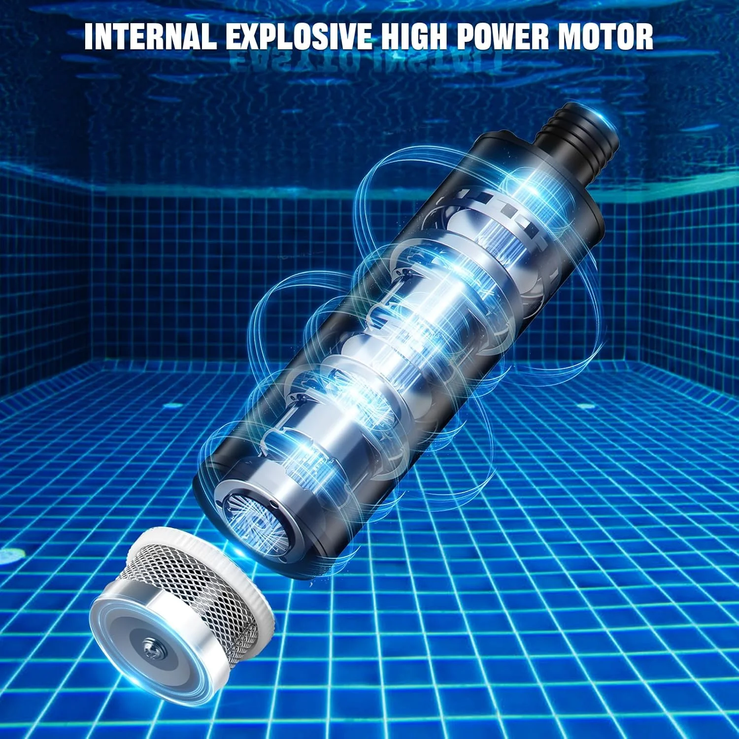 پمپ آب غوطه ور بی سیم برای باتری 20 ولت Craftsman V20، پمپ کاربردی قابل حمل 500GPH با فیلتر رسوب برای استخرها، باغ ها، حوضچه ها و آکواریوم ها (فقط ابزار) پمپ آب غوطه ور بی سیم برای باتری 20 ولت Craftsman V20، پمپ کاربردی قابل حمل 500GPH با فیلتر رسوب برای استخرها، باغ ها، حوضچه ها و آکواریوم ها (فقط ابزار)