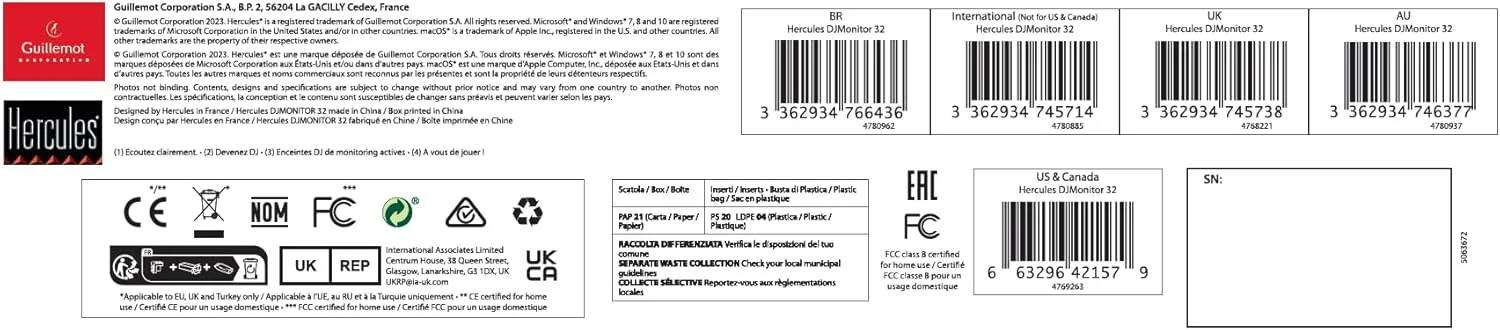 اسپیکرهای مانیتورینگ فعال Hercules DJMonitor 32 - 2 x 15 وات RMS - نسخه انگلستان اسپیکرهای مانیتورینگ فعال Hercules DJMonitor 32 - 2 x 15 وات RMS - نسخه انگلستان