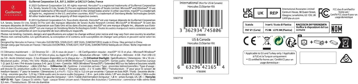 کیت آغاز به کار دیجی Hercules – بسته کامل دیجی با DJControl Starlight، مانیتورهای استودیویی Monitor 32 و هدفون HDP DJ45 کیت آغاز به کار دیجی Hercules – بسته کامل دیجی با DJControl Starlight، مانیتورهای استودیویی Monitor 32 و هدفون HDP DJ45