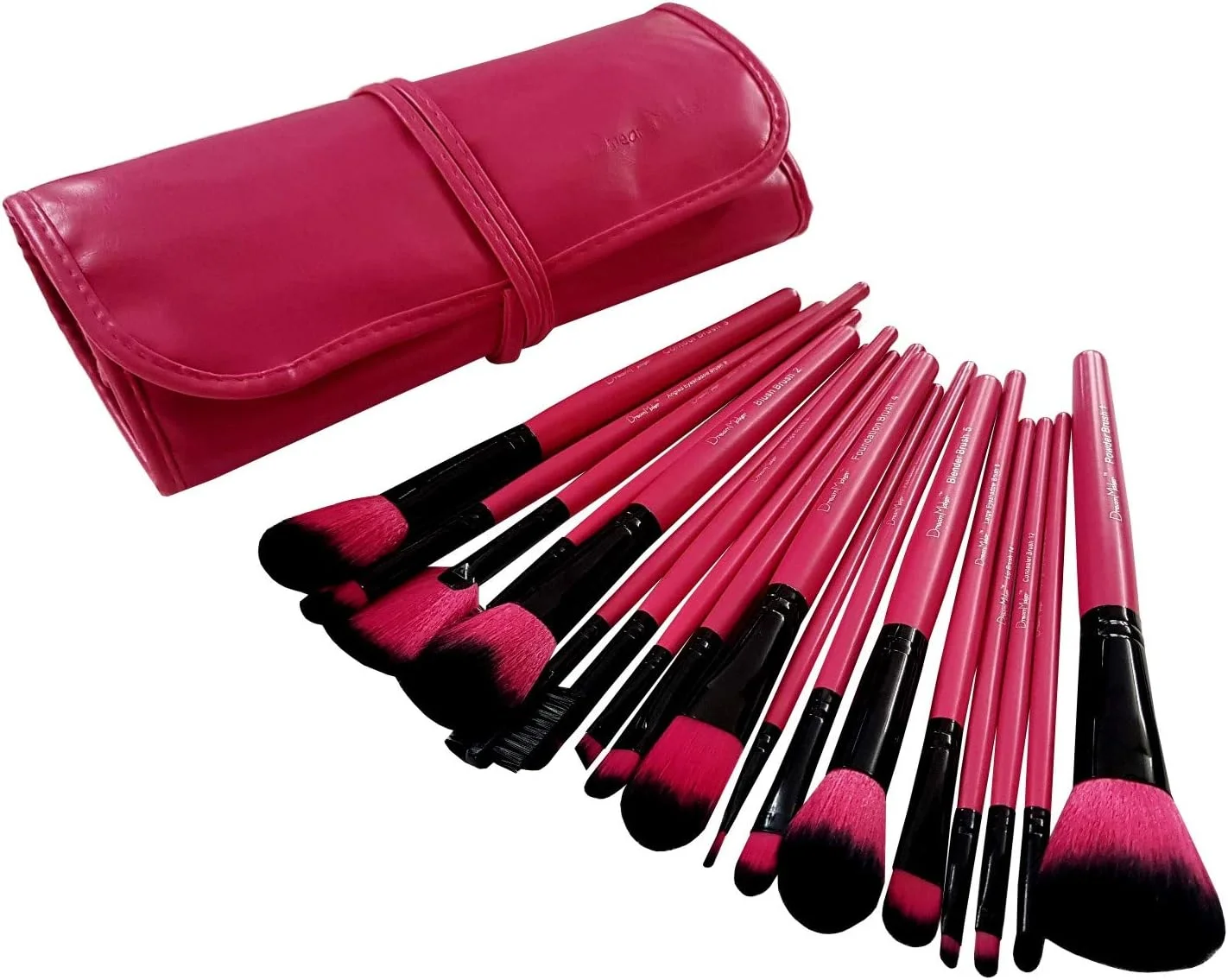 ست برس آرایشی 18 تکه Dream Maker (صورتی)