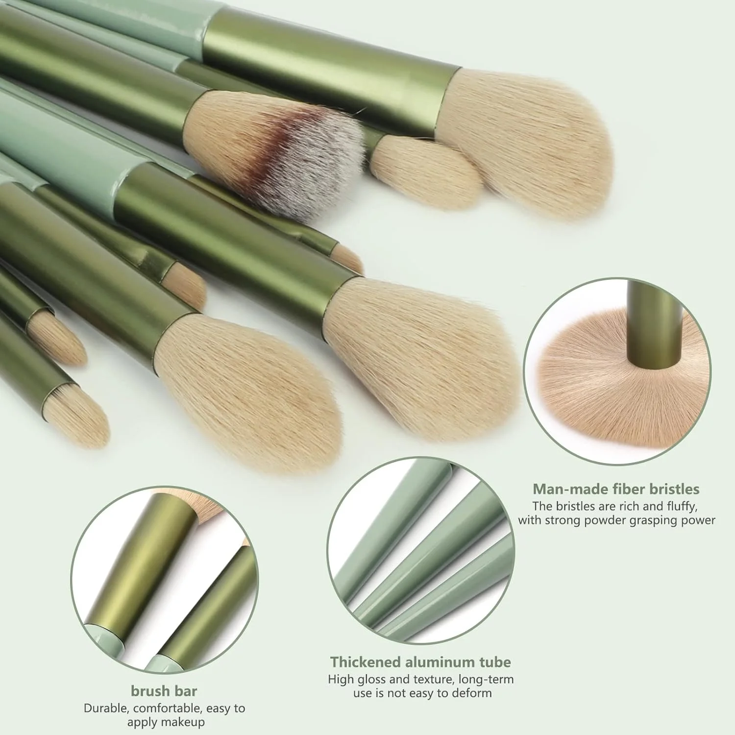 ست براش آرایشی دورینگکو، 13 تکه براش آرایشی حرفهای، براشهای کرم پودر ممتاز، کانسیلرها، سایه چشم، ابرو، رژگونه، کیت براشهای آرایشی با کیف نگهداری قابل حمل ست براش آرایشی دورینگکو، 13 تکه براش آرایشی حرفهای، براشهای کرم پودر ممتاز، کانسیلرها، سایه چشم، ابرو، رژگونه، کیت براشهای آرایشی با کیف نگهداری قابل حمل