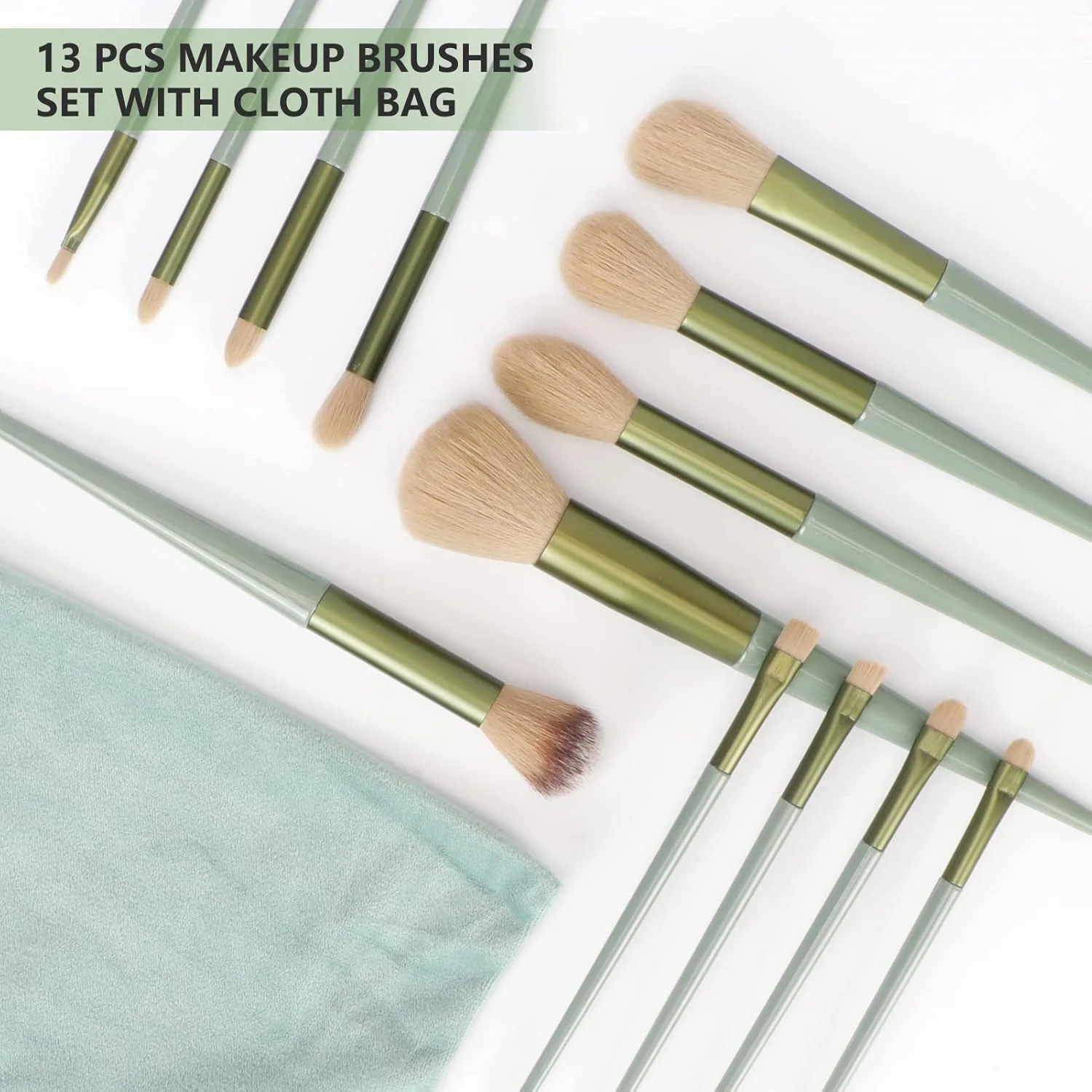 ست براش آرایشی دورینگکو، 13 تکه براش آرایشی حرفهای، براشهای کرم پودر ممتاز، کانسیلرها، سایه چشم، ابرو، رژگونه، کیت براشهای آرایشی با کیف نگهداری قابل حمل ست براش آرایشی دورینگکو، 13 تکه براش آرایشی حرفهای، براشهای کرم پودر ممتاز، کانسیلرها، سایه چشم، ابرو، رژگونه، کیت براشهای آرایشی با کیف نگهداری قابل حمل