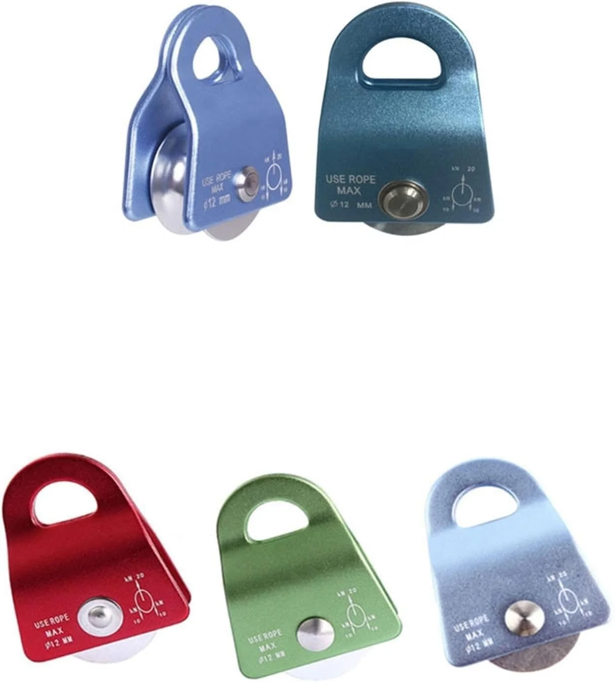 قرقره نجات UTOYA، قرقره کوچک، حمل و نقل متحرک، صخره نوردی، قرقره بالابر، کمپینگ در فضای باز، پیاده روی (سایز: GN)