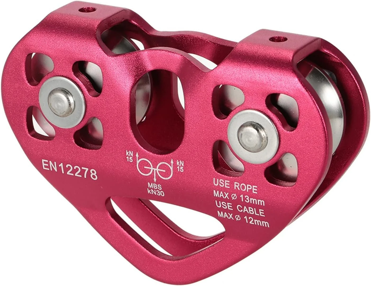 قرقره کابل UTOYA با بلبرینگ، لوازم جانبی سنگ نوردی در فضای باز، غارنوردی، نجات، قرقره آلیاژ آلومینیوم (رنگ: آبی تیره)