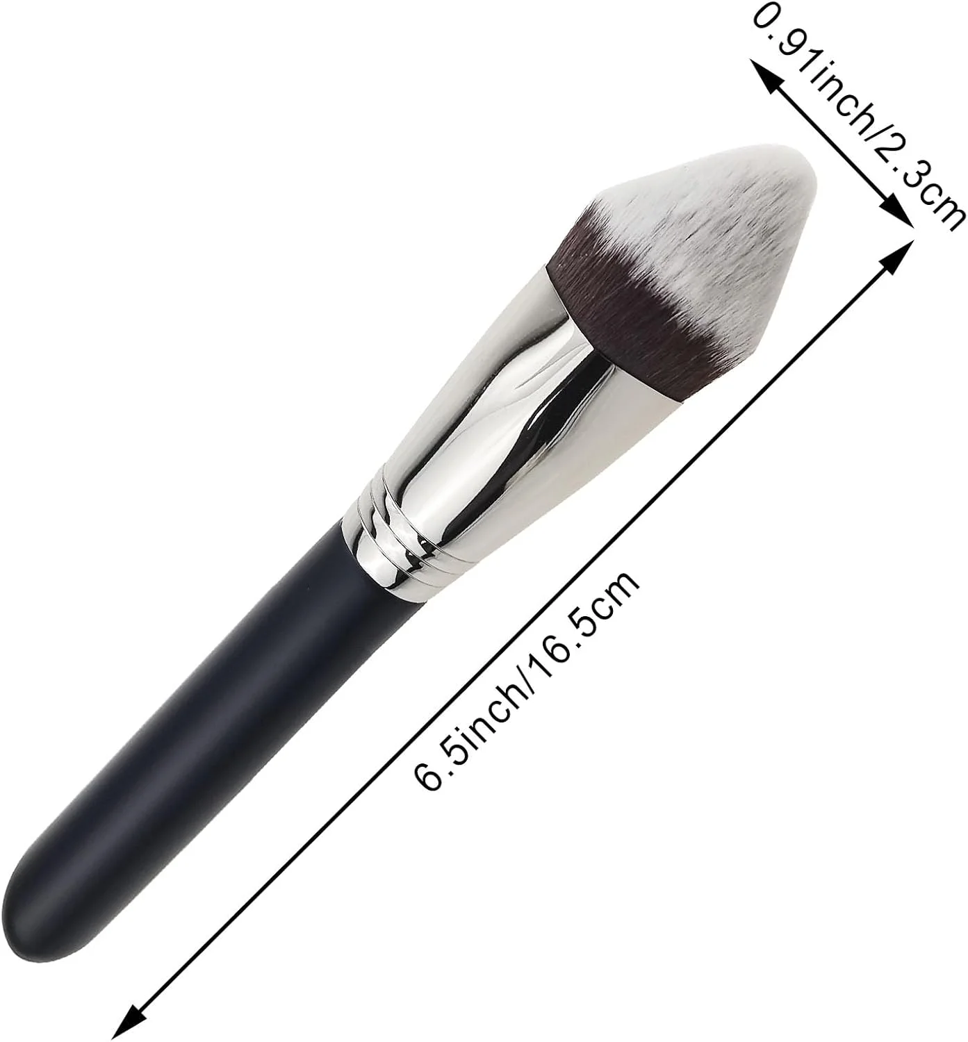 براش های آرایشی کرم پودر DonLeeving، براش آرایشی با کیفیت بالا، براش کرم پودر حرفه ای 4D، کانسیلر، براش صاف کننده، ترکیب کننده و براش صورت برای مایع، کرم و پودر تثبیت کننده