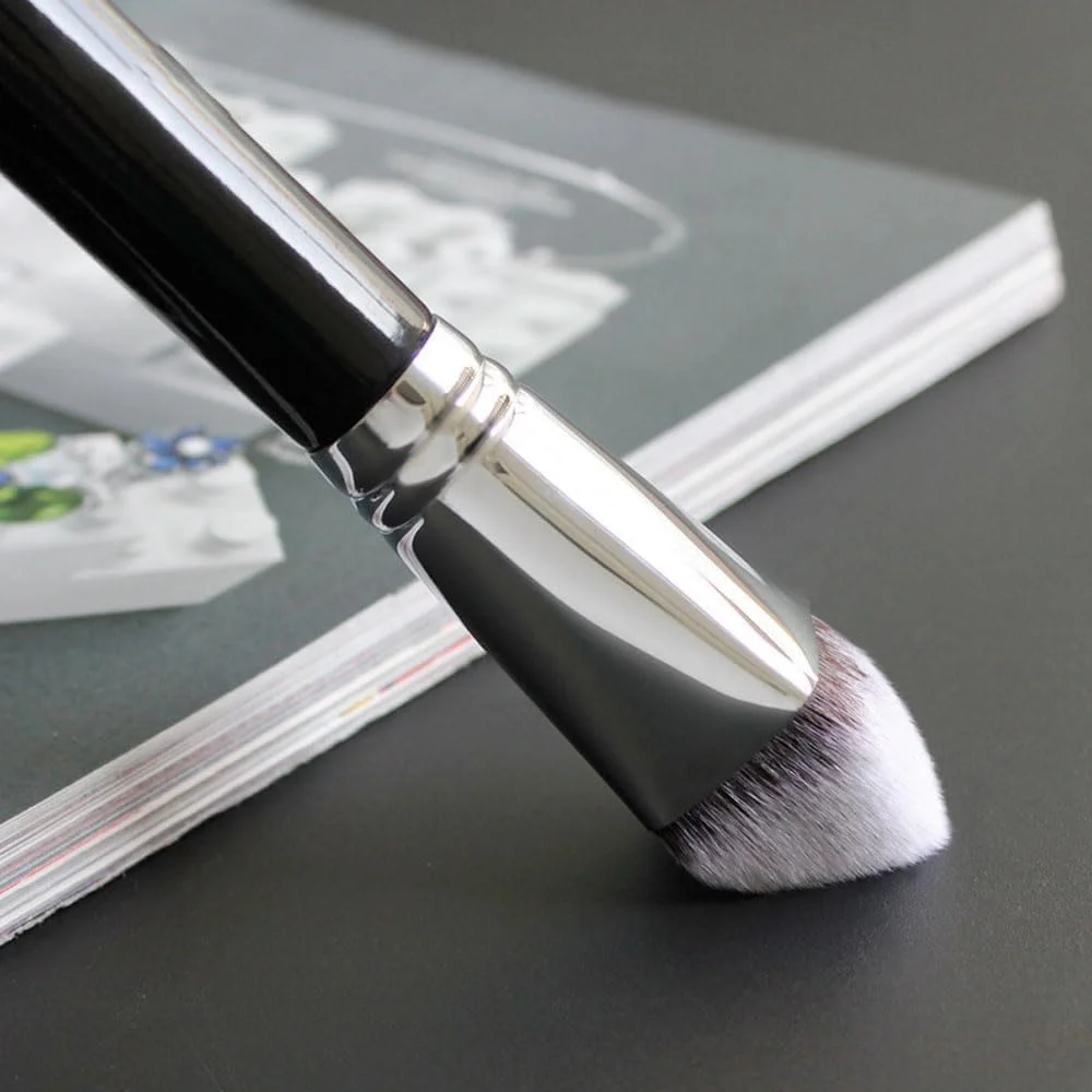 براش های آرایشی کرم پودر DonLeeving، براش آرایشی با کیفیت بالا، براش کرم پودر حرفه ای 4D، کانسیلر، براش صاف کننده، ترکیب کننده و براش صورت برای مایع، کرم و پودر تثبیت کننده