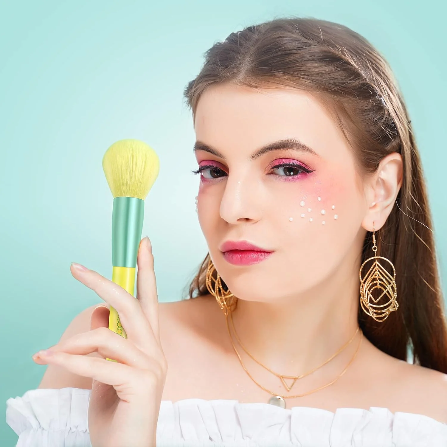 ست برس آرایشی 13 تکه Docolor، برس های آرایش، برس آرایش، برس های مصنوعی ممتاز برای کرم پودر، سایه چشم، ترکیب، پودر صورت، کانسیلر، رژگونه ست برس آرایشی 13 تکه Docolor، برس های آرایش، برس آرایش، برس های مصنوعی ممتاز برای کرم پودر، سایه چشم، ترکیب، پودر صورت، کانسیلر، رژگونه