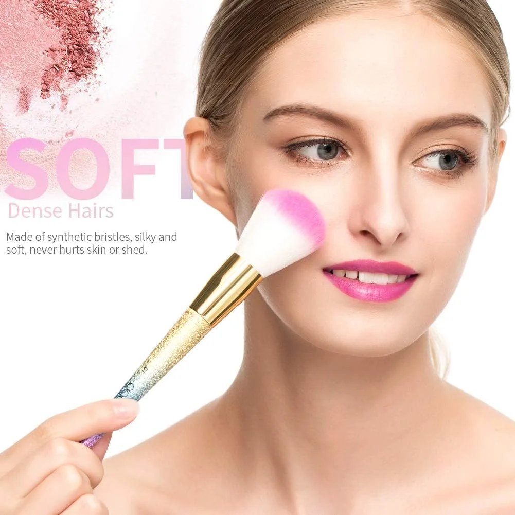 ست برس آرایشی دوکالر، 16 تکه برس آرایشی حرفه ای فانتزی شامل برس های کرم پودر، ترکیب کننده، رژگونه، کانسیلر، سایه چشم، برس های آرایشی بدون تست حیوانی، مصنوعی برای صورت، مایع، پودر، کرم با جعبه رنگین کمانی ست برس آرایشی دوکالر، 16 تکه برس آرایشی حرفه ای فانتزی شامل برس های کرم پودر، ترکیب کننده، رژگونه، کانسیلر، سایه چشم، برس های آرایشی بدون تست حیوانی، مصنوعی برای صورت، مایع، پودر، کرم با جعبه رنگین کمانی