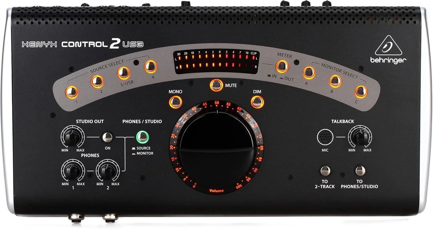 بهringer CONTROL2USB کنترل استودیویی پیشرفته با کنترل VCA و رابط صوتی USB بهringer CONTROL2USB کنترل استودیویی پیشرفته با کنترل VCA و رابط صوتی USB