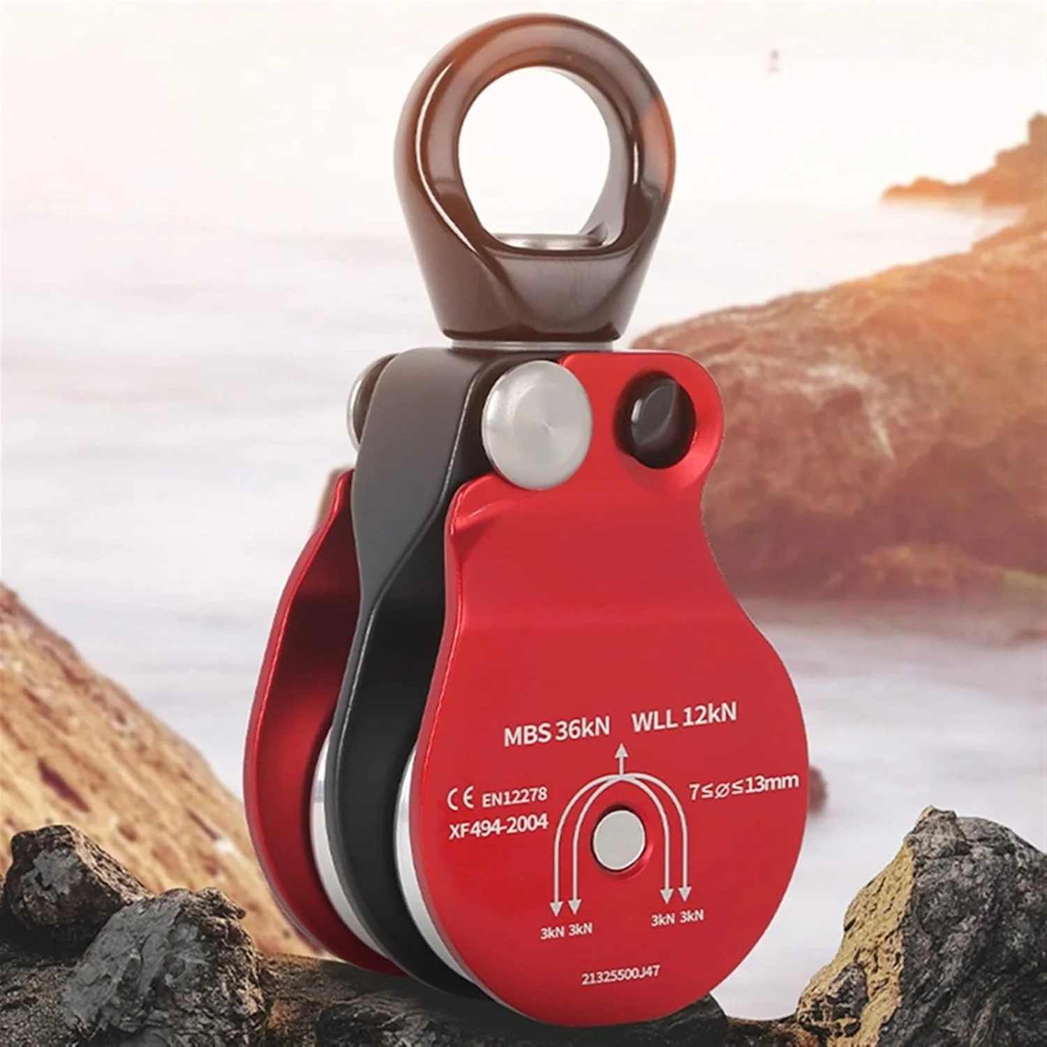 قرقره UTOYA، چرخ جهانی، قرقره آویز طناب سنگ نوردی در فضای باز، حلقه قرقره، اتصال جهانی، قرقره دوبل، حلقه چرخان صفحه جانبی