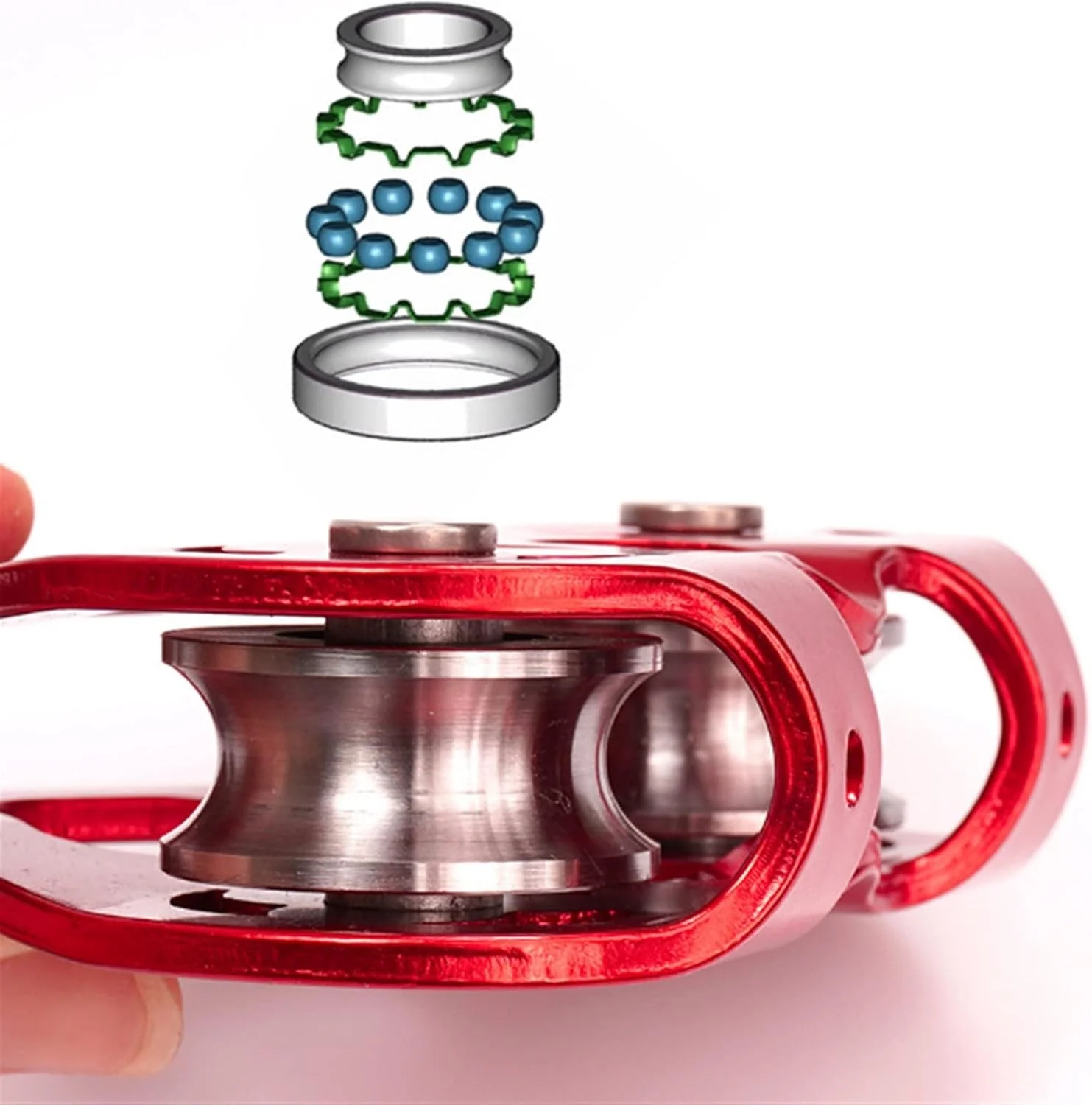 قرقره UTOYA برای صخره نوردی در فضای باز، قرقره طناب کابلی/هوایی/بالابر، مدل قلبی شکل/دو محوره، گروه قرقره دوبل قرقره UTOYA برای صخره نوردی در فضای باز، قرقره طناب کابلی/هوایی/بالابر، مدل قلبی شکل/دو محوره، گروه قرقره دوبل