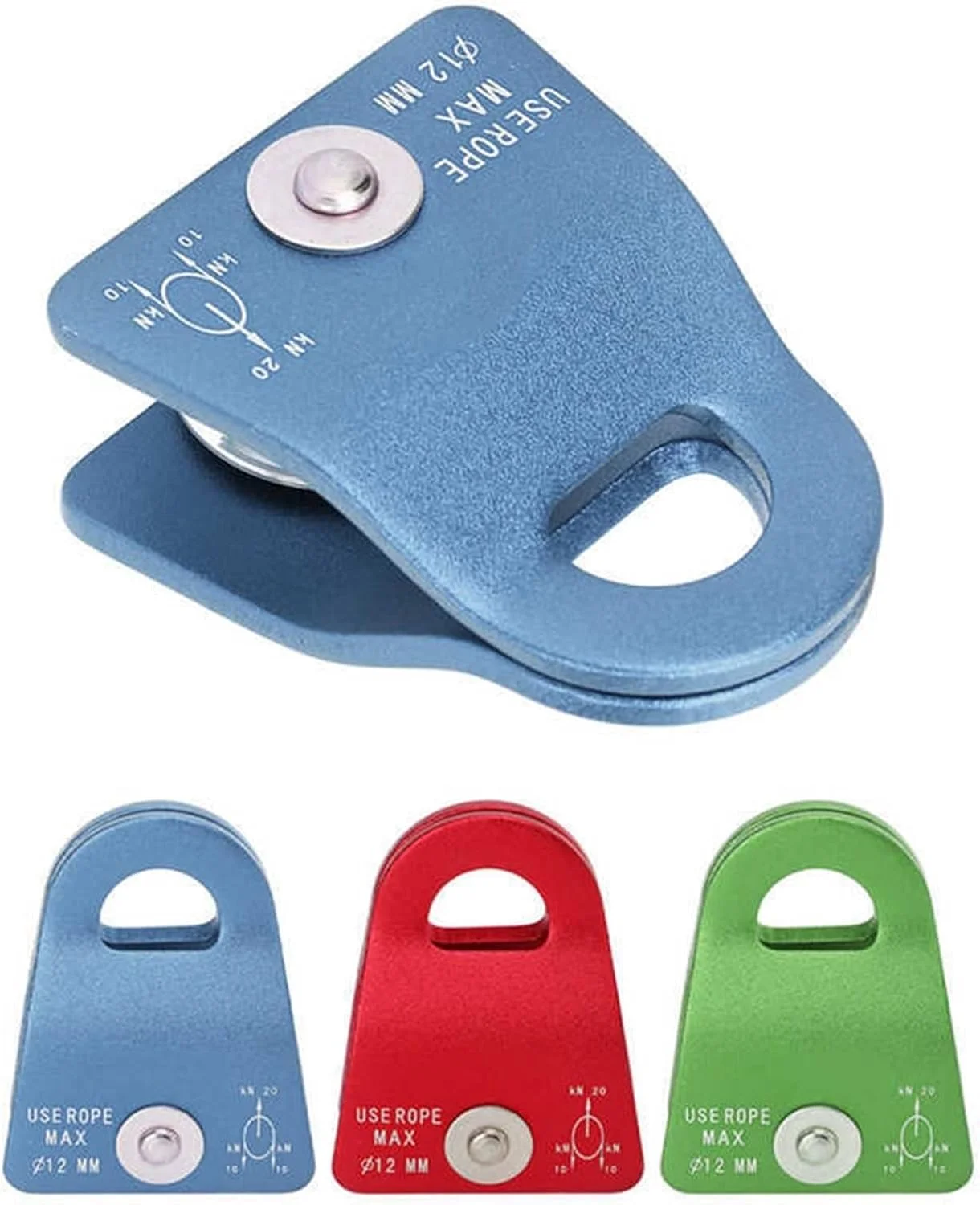 قرقره صعود در فضای باز UTOYA، قرقره تک صفحه جانبی سراشیبی، سطح صیقلی برای کوهنوردی (رنگ: آبی تیره)