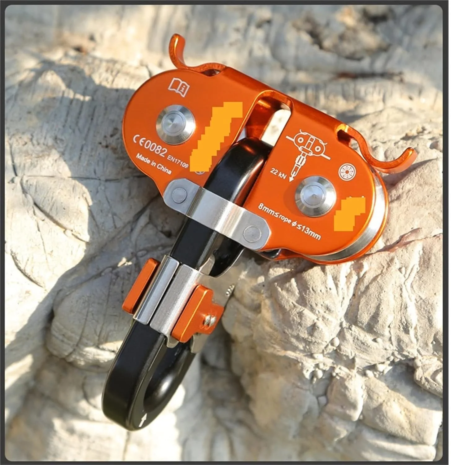 قرقره UTOYA پارک ماجراجویی در ارتفاعات، عبور از جنگل با تجهیزات، قرقره دوتایی طرح جغد با بلبرینگ استیل داخلی (سایز: رنگ خاکستری)