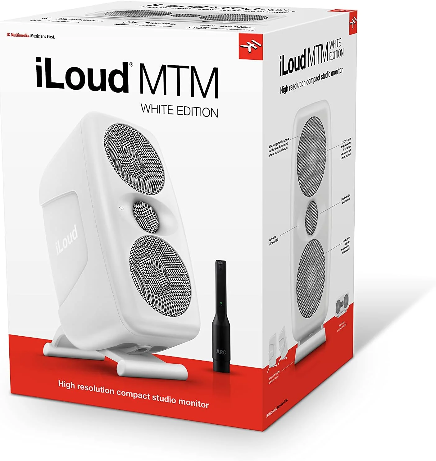 اسپیکر مانیتور استودیویی IK Multimedia iLoud MTM - رزولوشن بالا، جمع و جور (تکی)، سفید، IP-ILOUD-MTMW-IN اسپیکر مانیتور استودیویی IK Multimedia iLoud MTM - رزولوشن بالا، جمع و جور (تکی)، سفید، IP-ILOUD-MTMW-IN