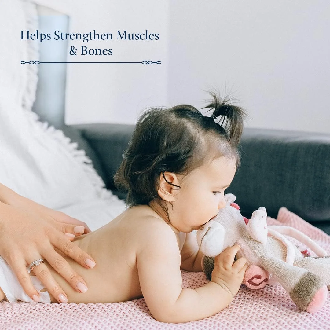 روغن ماساژ کودک ملایم آیورودا بلو نکتار برای مراقبت از پوست نوزاد - روغن ماساژ مرطوب کننده کودک (100 میلی لیتر) به همراه روغن موی کودک با روغن حیوانی ارگانیک، روغن بادام، روغن نارگیل (100 میلی لیتر)